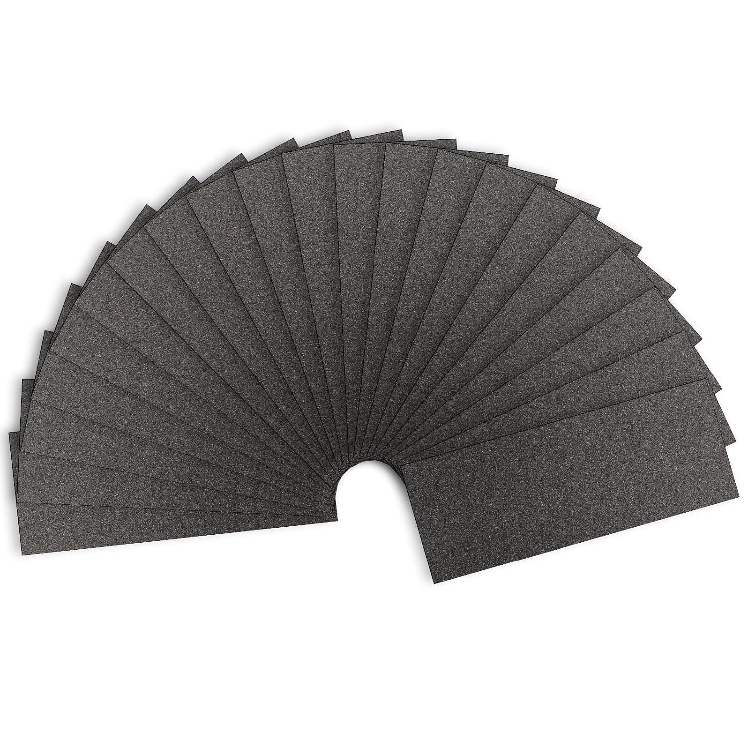 Sandpaper 120 Grit, Wet Dry Sanding Sheets 9 X 3.6 Inch for Wood Furniture Finis