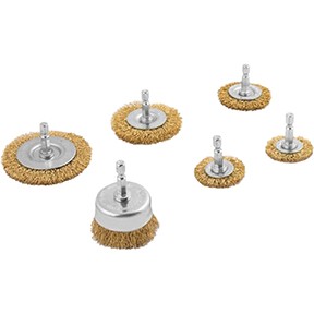 6 pc. Crimped Wire Brush Assortment 2 Boxes TTN-22206