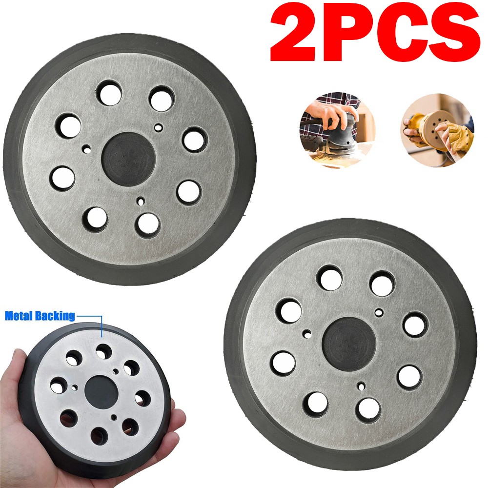 2PCS 5″ Inch Sander Pad Hook and Loop For Porter Cable 343 390 382 390K NEW