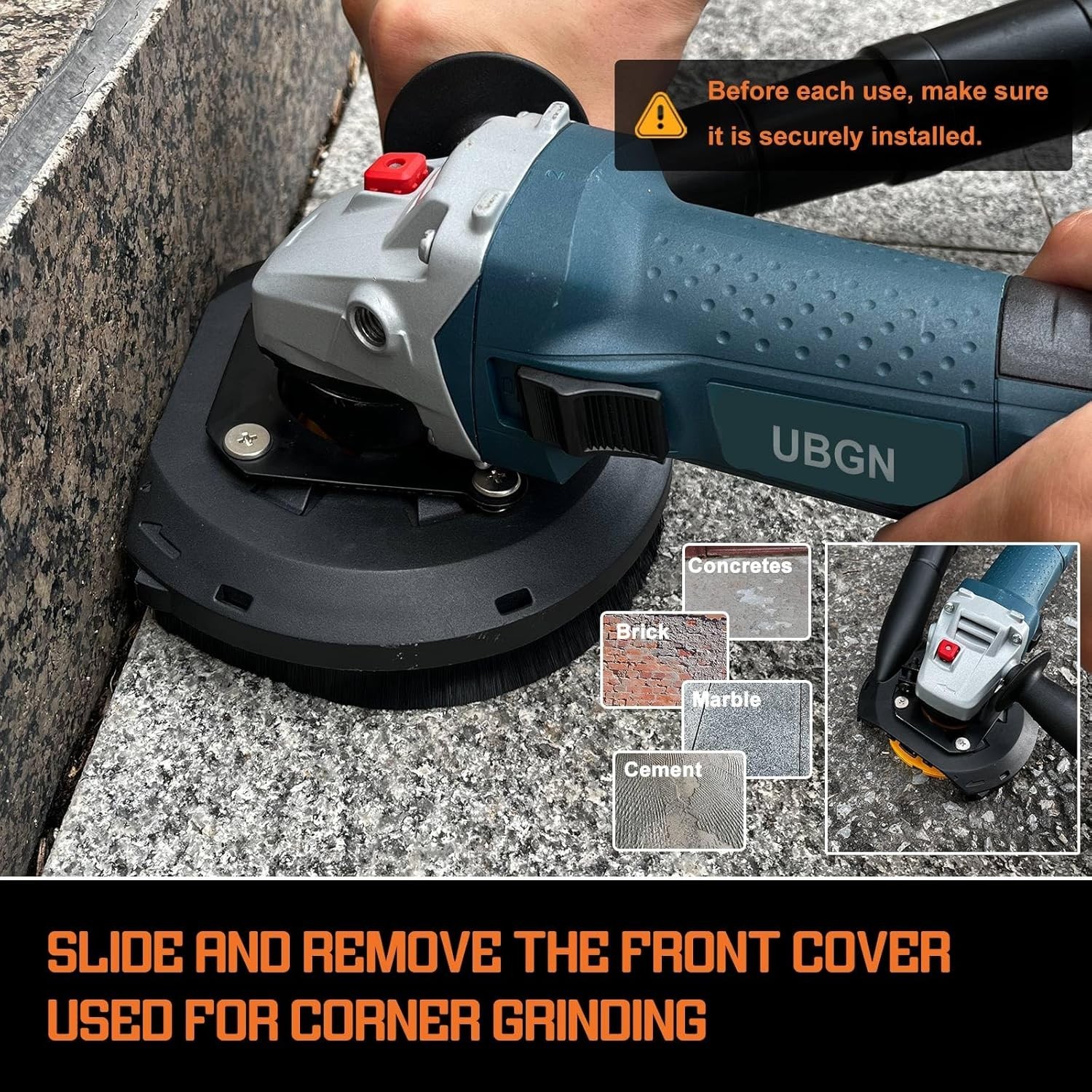 Dust Shroud for Angle Grinder 4.5 inch and 5 inch, Grinder Dust Shroud with 2…