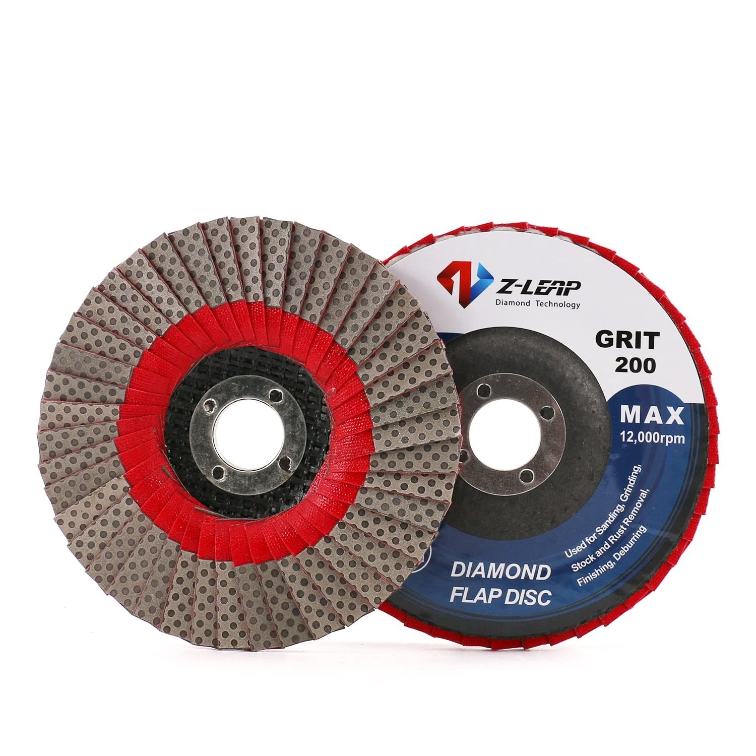 4Inch 200 Grit Grinding Wheels 100mm Flap Sanding Abrasive Disc for Angle Gri…