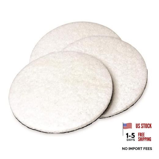 Set of 3 Glass Polishing Pads – 3″ Buffing Discs for Car Windows