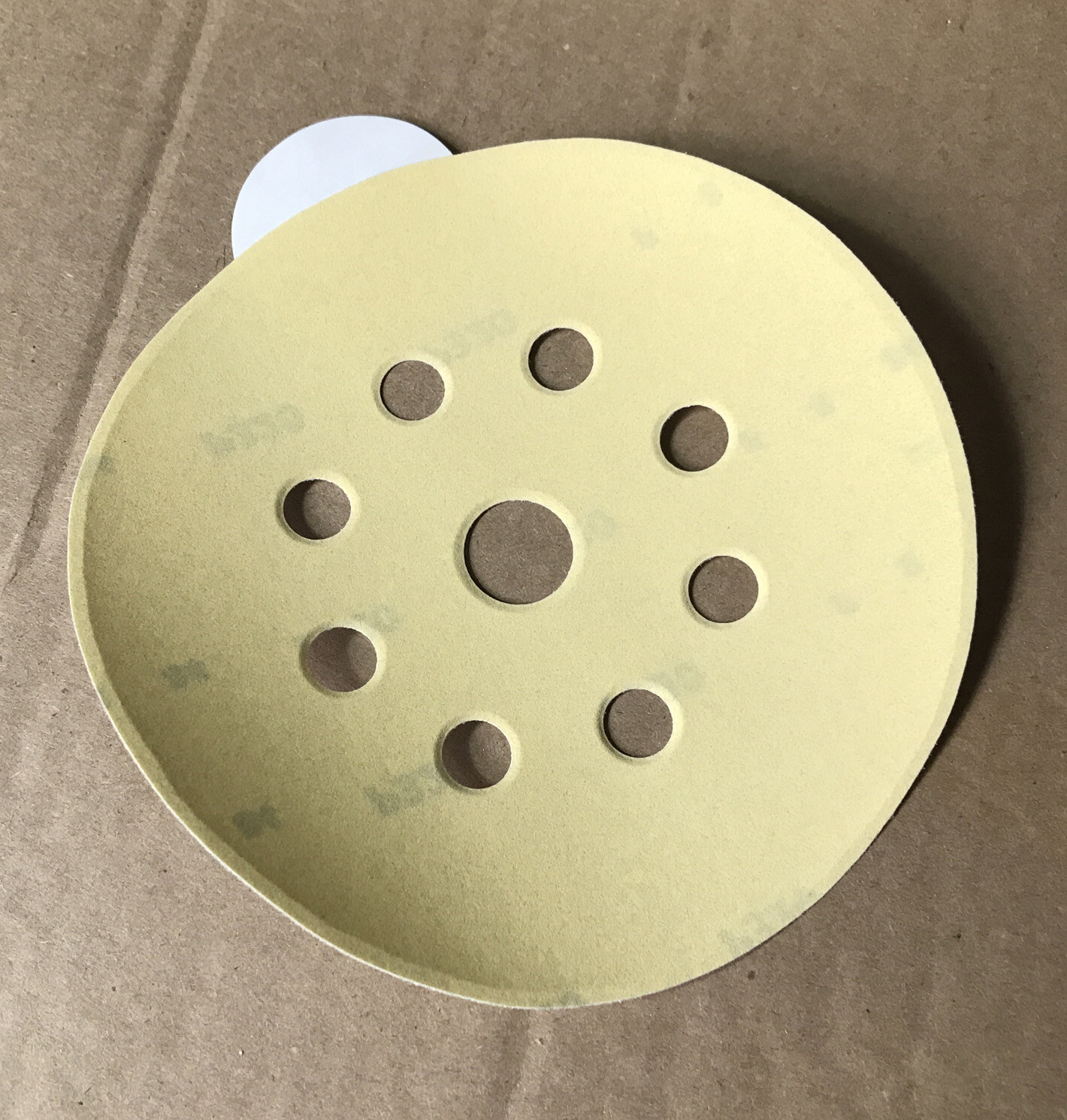 NEW Sia Blue Line 5″ sanding disc, P 320 grit, 100 discs peal and stick 9 hole
