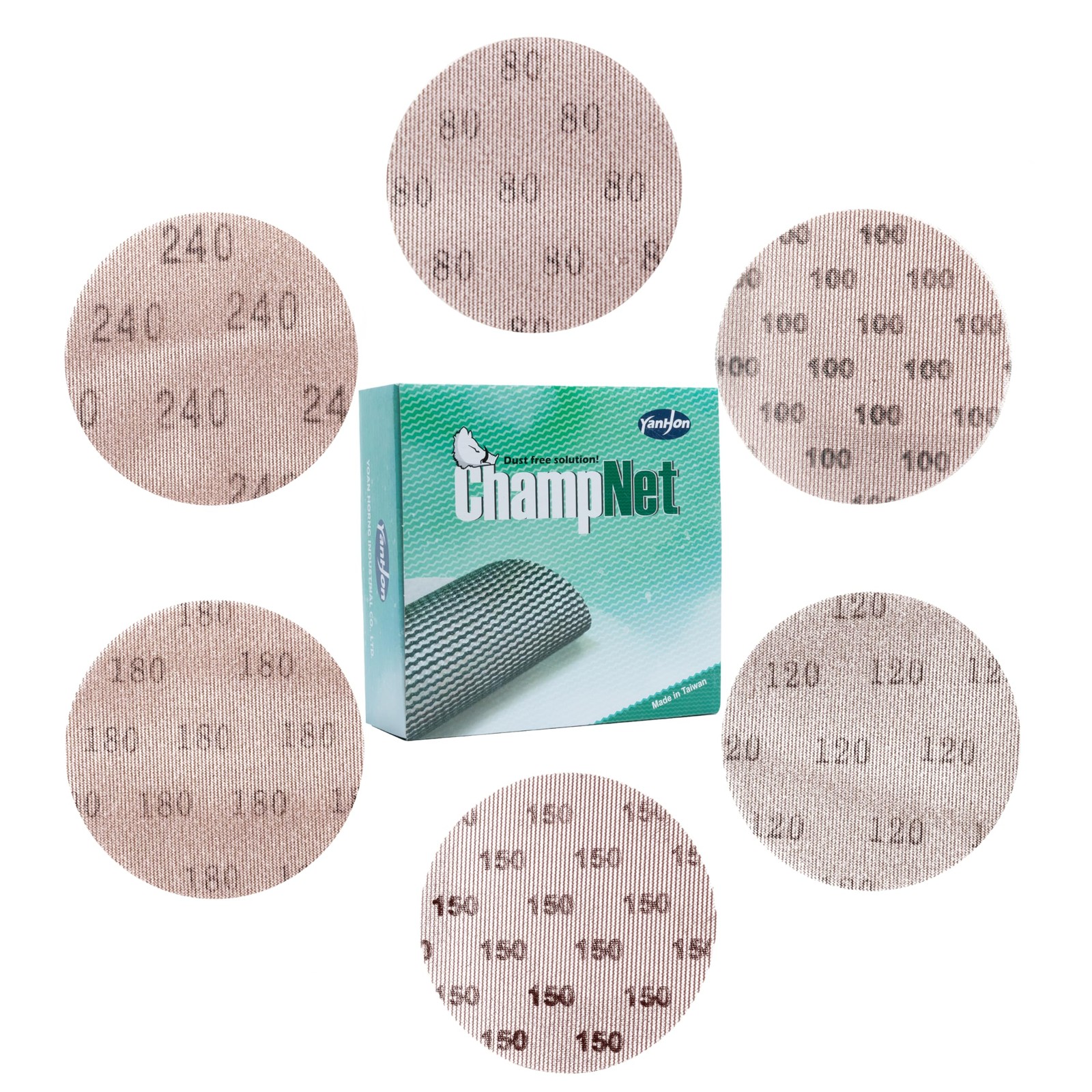 9 Inch Mesh Sanding Discs Abrasive Net Dust Free Sander Abrasives Pads | 30 Shee
