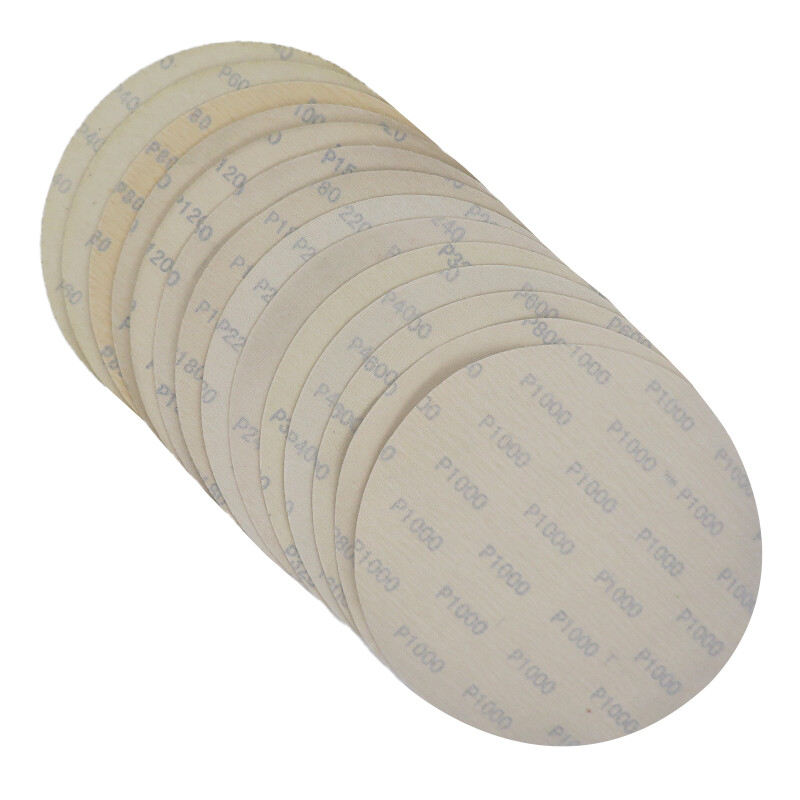 9″ 225mm Yellow Dry Sandpaper Abrasive Sanding Discs Polishing Pad 80-240 Grit