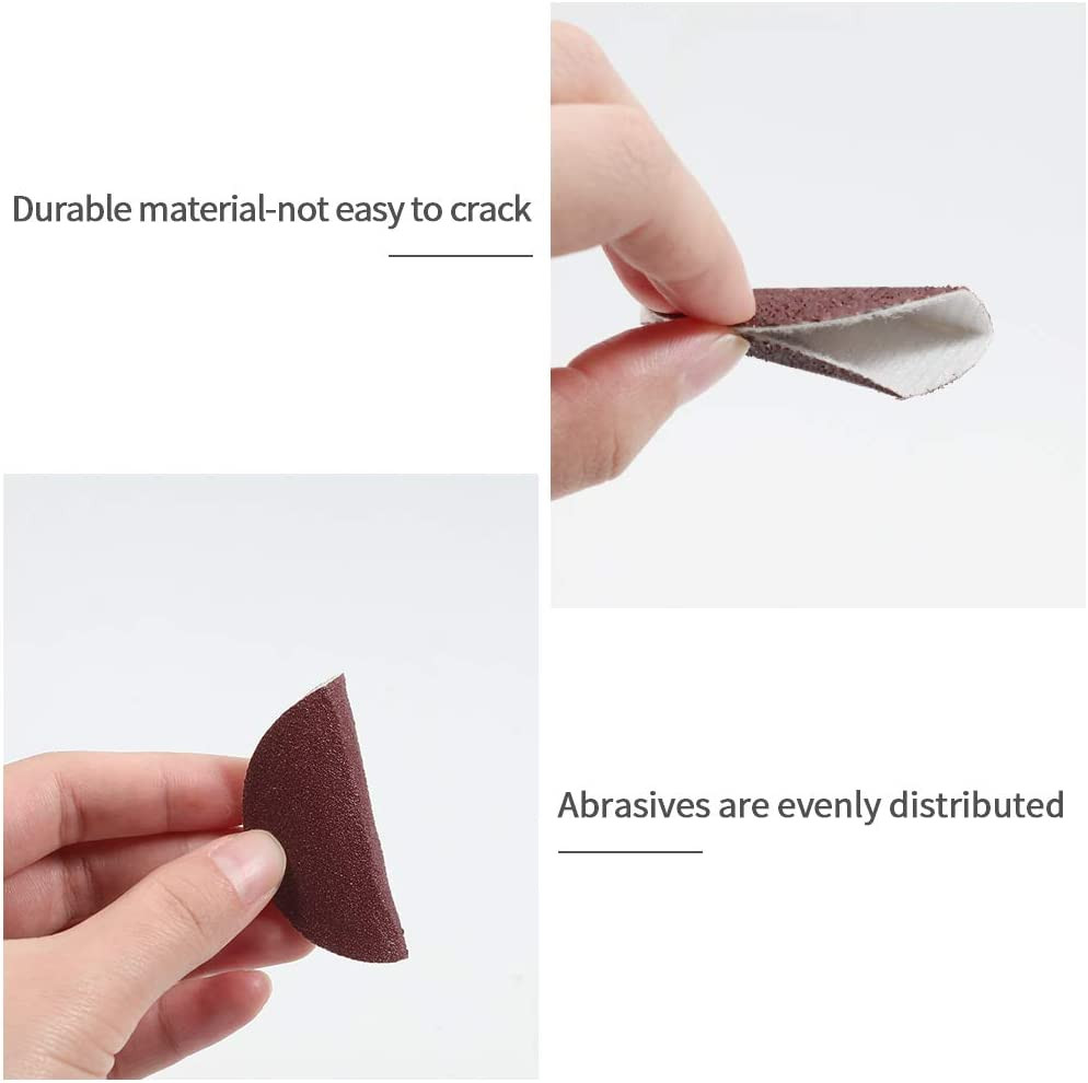 100PCS 2 inch 50mm 0-H AO Sanding Discs 2000 Grit Hook and Loop For Woodworking
