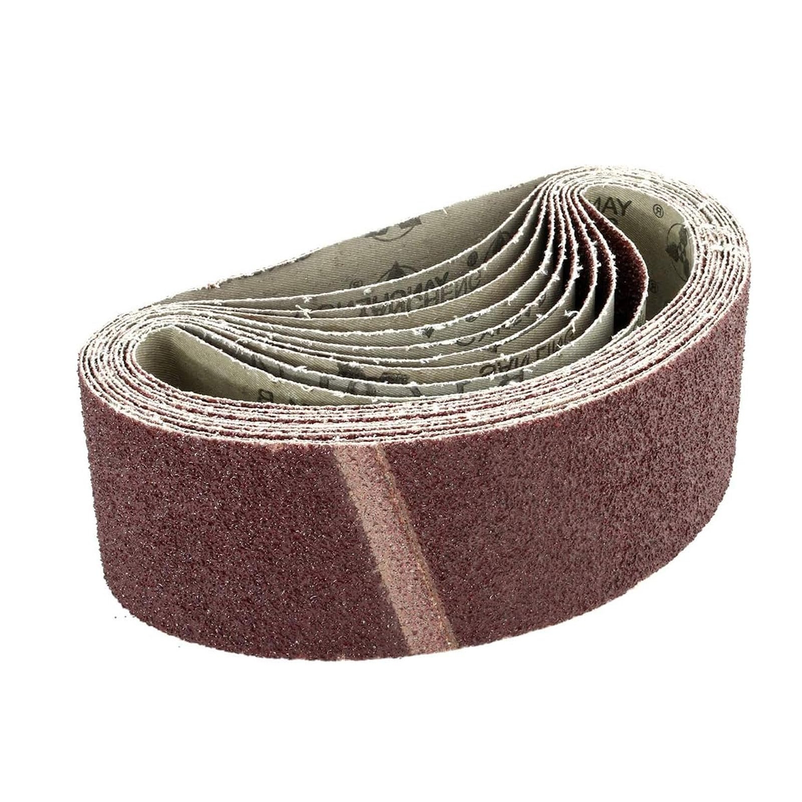 10 Pack 3 x 21 inch Sanding Belts 36 Grit Sanding Paper Aluminum Oxide Abrasi…