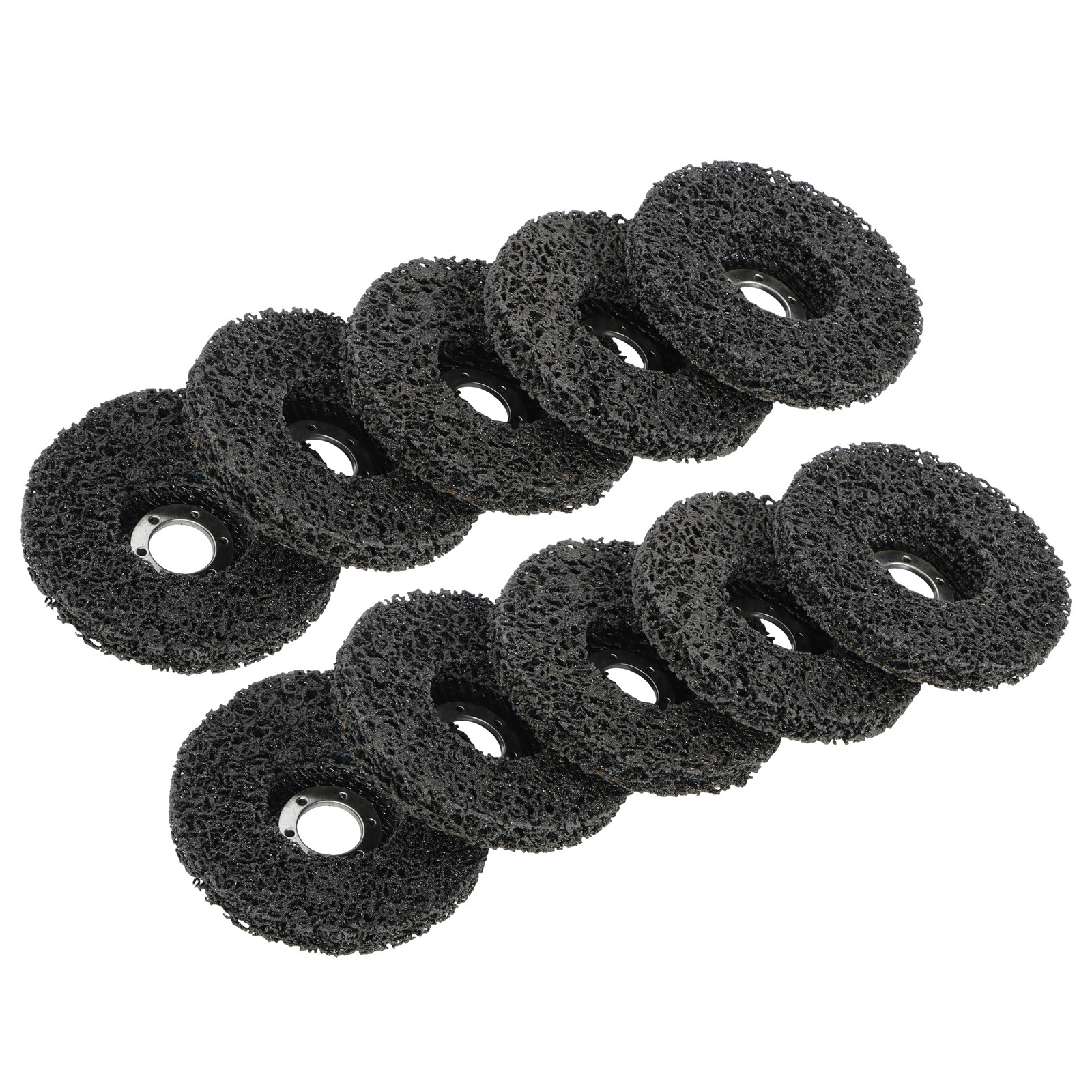 10 Pieces of 4.5inch x 7/8 inch Black Diamond Grinding Discs for Angle Grinder
