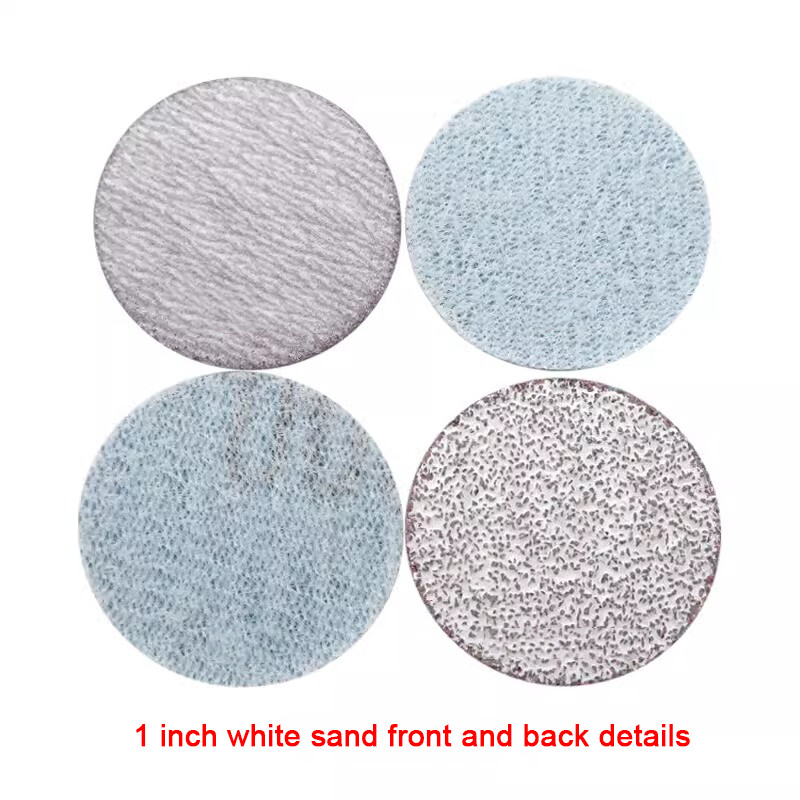 1 Inch Dry Sanding Discs 25mm Hook and Loop Abrasive Sandpaper Pads 60-1000 Grit