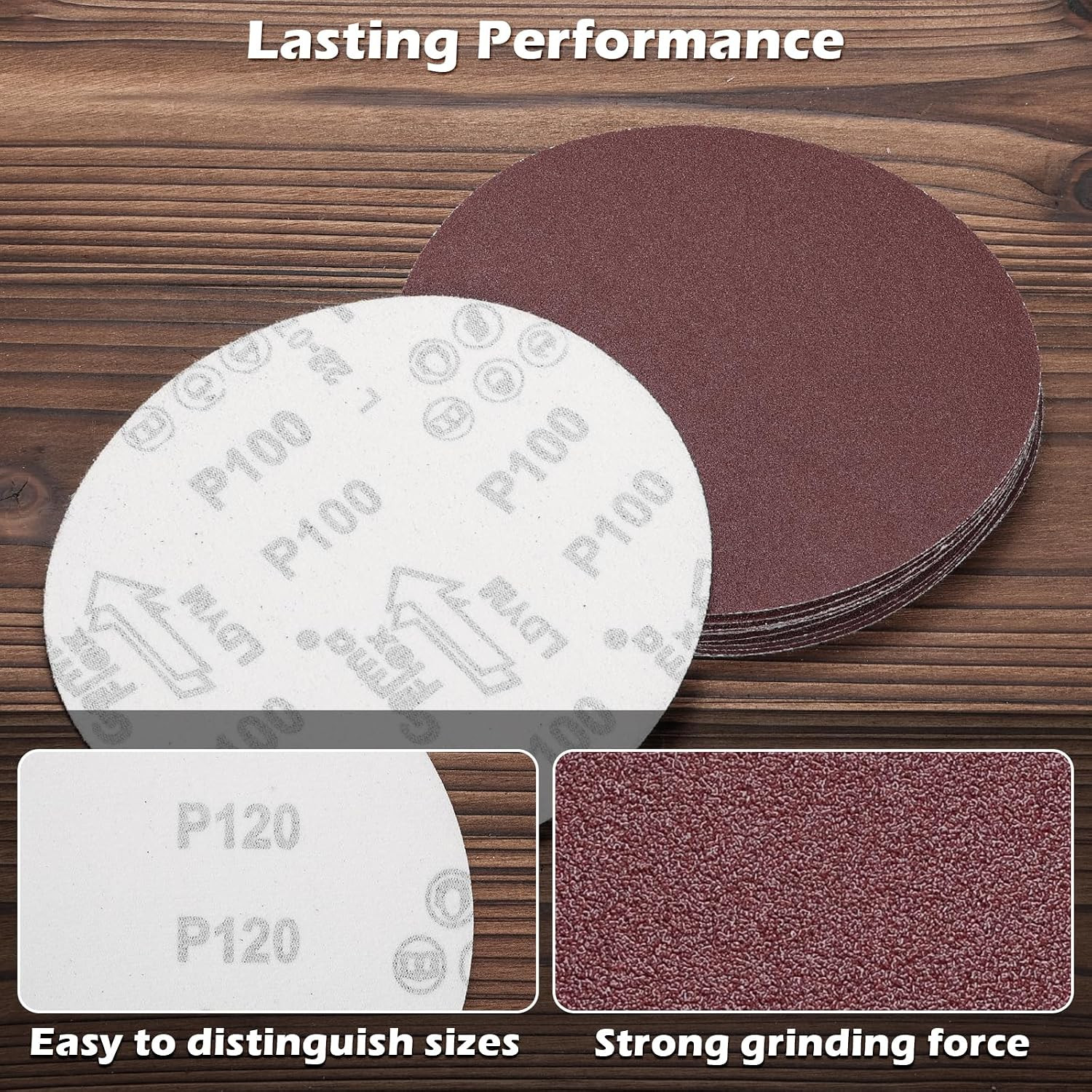 30PCS Sanding Belts Discs Tack Cloth Set Aluminum Oxide Woodworking Kit