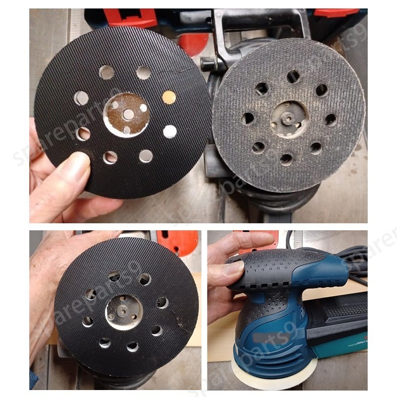 5″ 8-Hole Hook&Loop Sander Pad For Bosch RS032 RS031 1295DP 1295D 1295DH 1295DVS