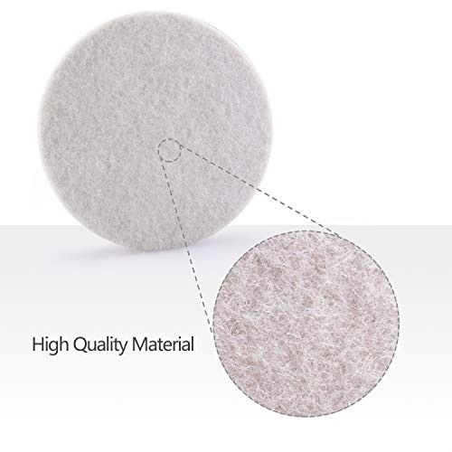 5Inch Glass polishing Pads, 10Pcs Wool Felt Disc Glass Polishing Kit Buffing
