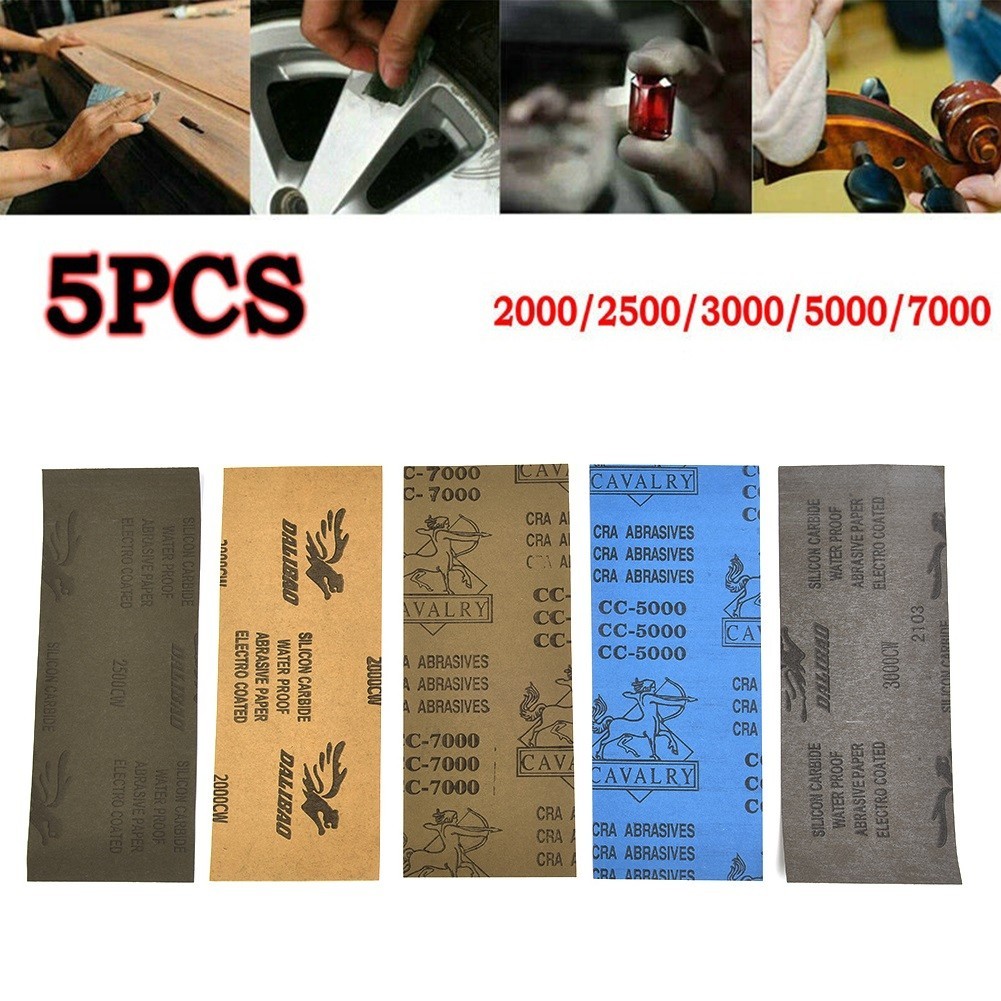 Sandpaper Sanding Paper 2000/2500/3000/5000/7000 Grit 230*93mm Abrasive Tool