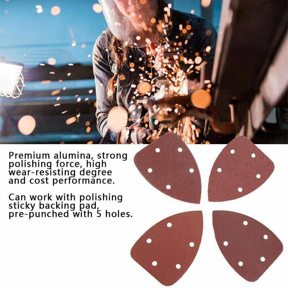 Mouse Sander Sanding Sheets Pads fit Black & Decker 40-2000 Grit 140mm Sandpaper