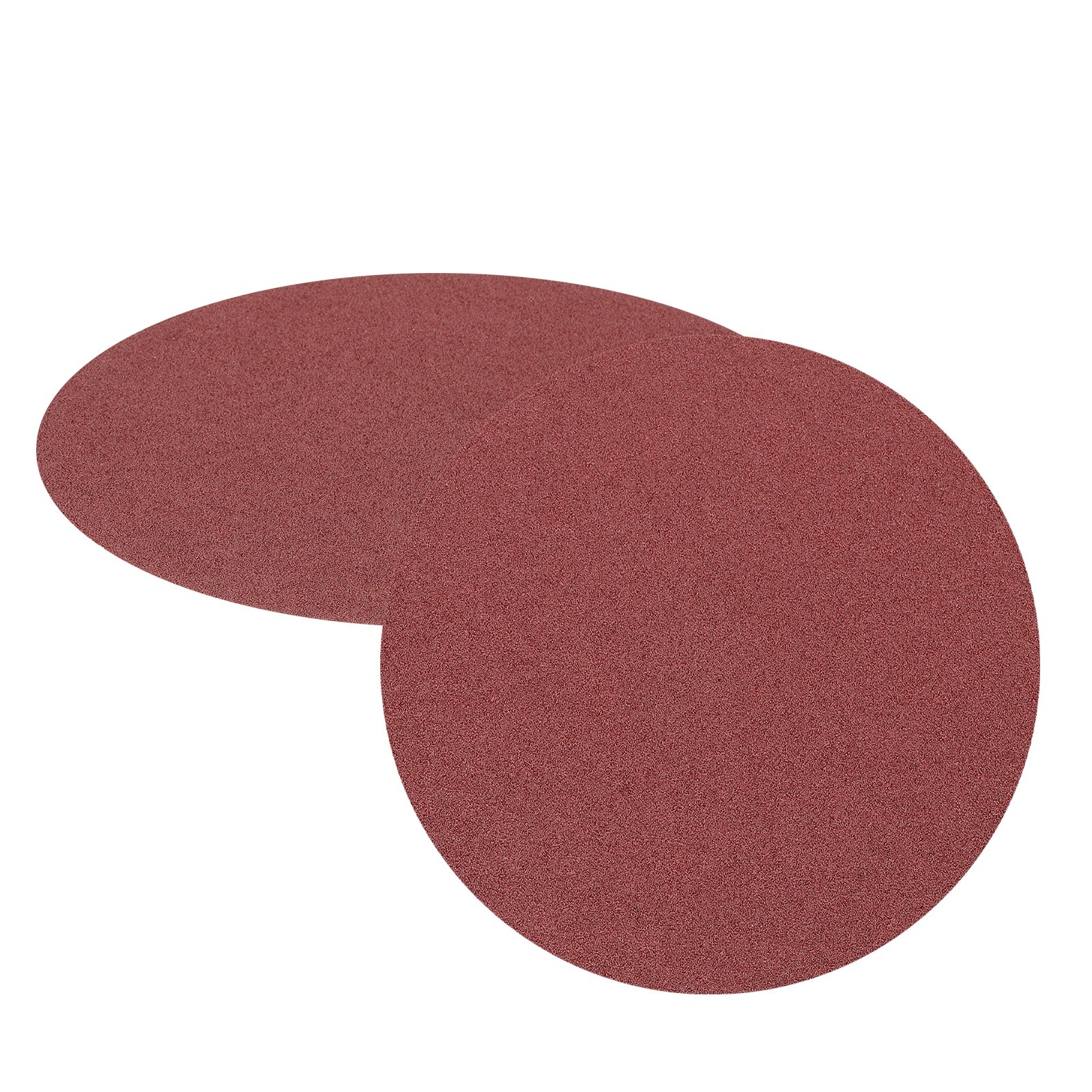 2pcs 10″ Hook and Loop Sanding Discs 40 Grits Aluminum Oxide Sandpapers