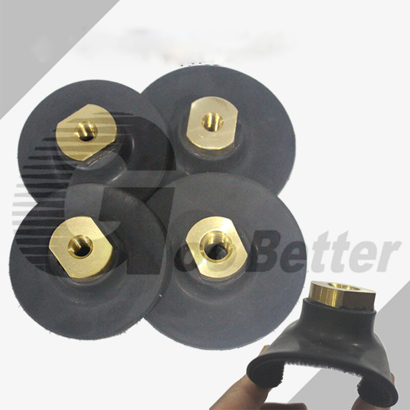 3″ 4″ inch Rubber Backing Disc M10 M14 Thread for Angle Grinder Sander Sanding