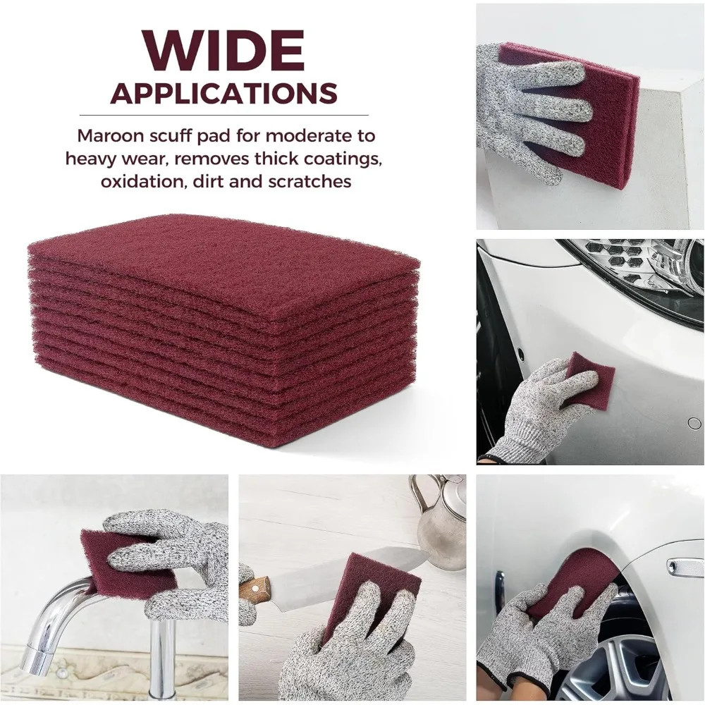 For Scouring Pad Scotched Abrasive,3/5Pcs/Set Scourer Scouring Pad Industrial Sc