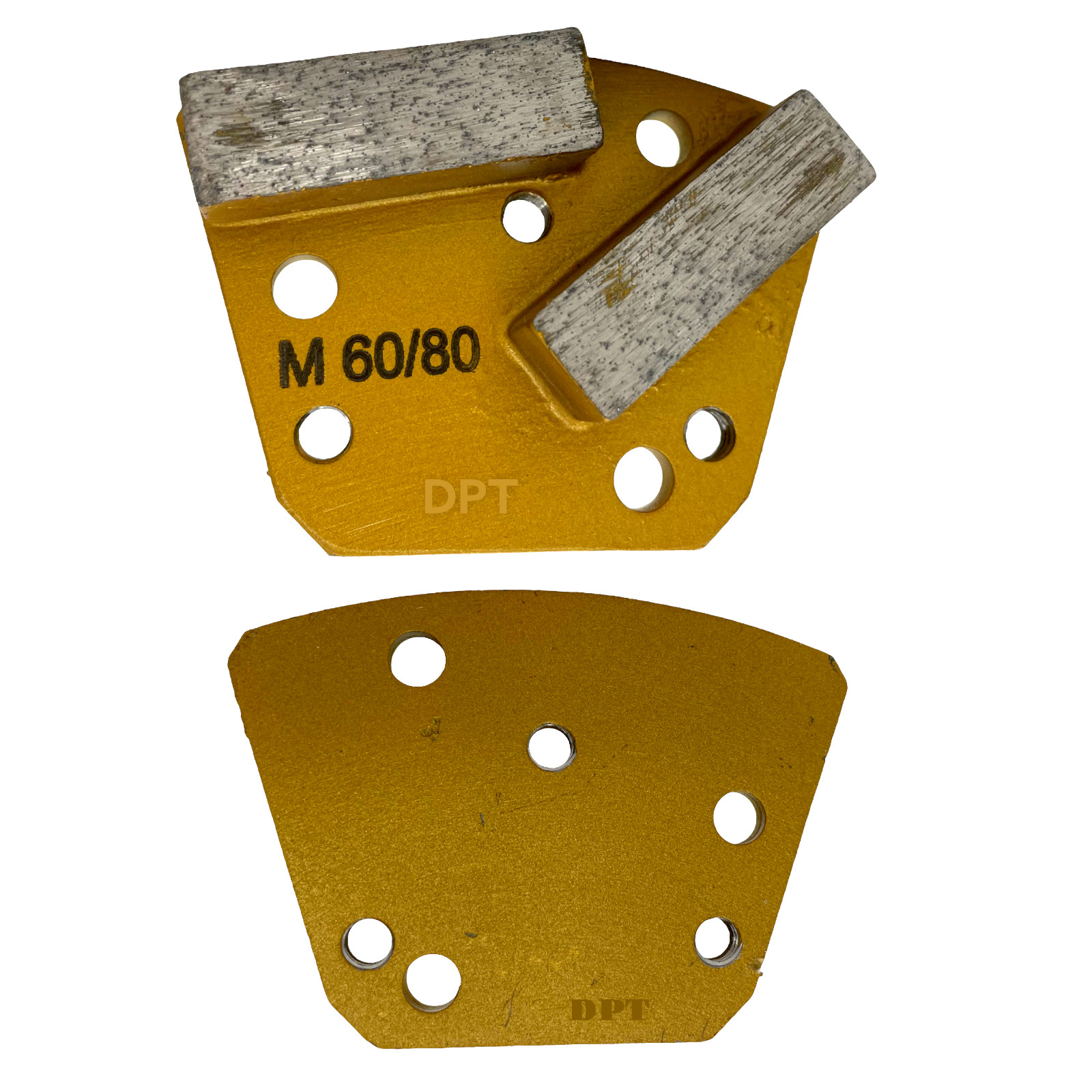 Bolt on Trapezoidal Diamond Grinding Tooling Concrete Floor Grinders Medium Bond