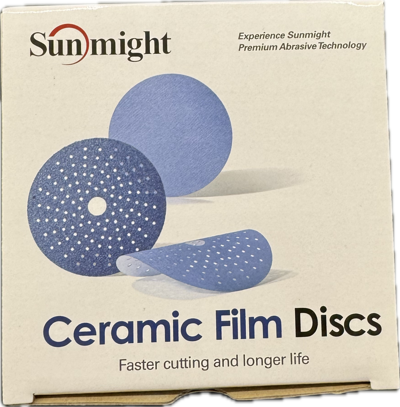 Sunmight Sandpaper 5″ Ceramic Film Discs 320G (76414)