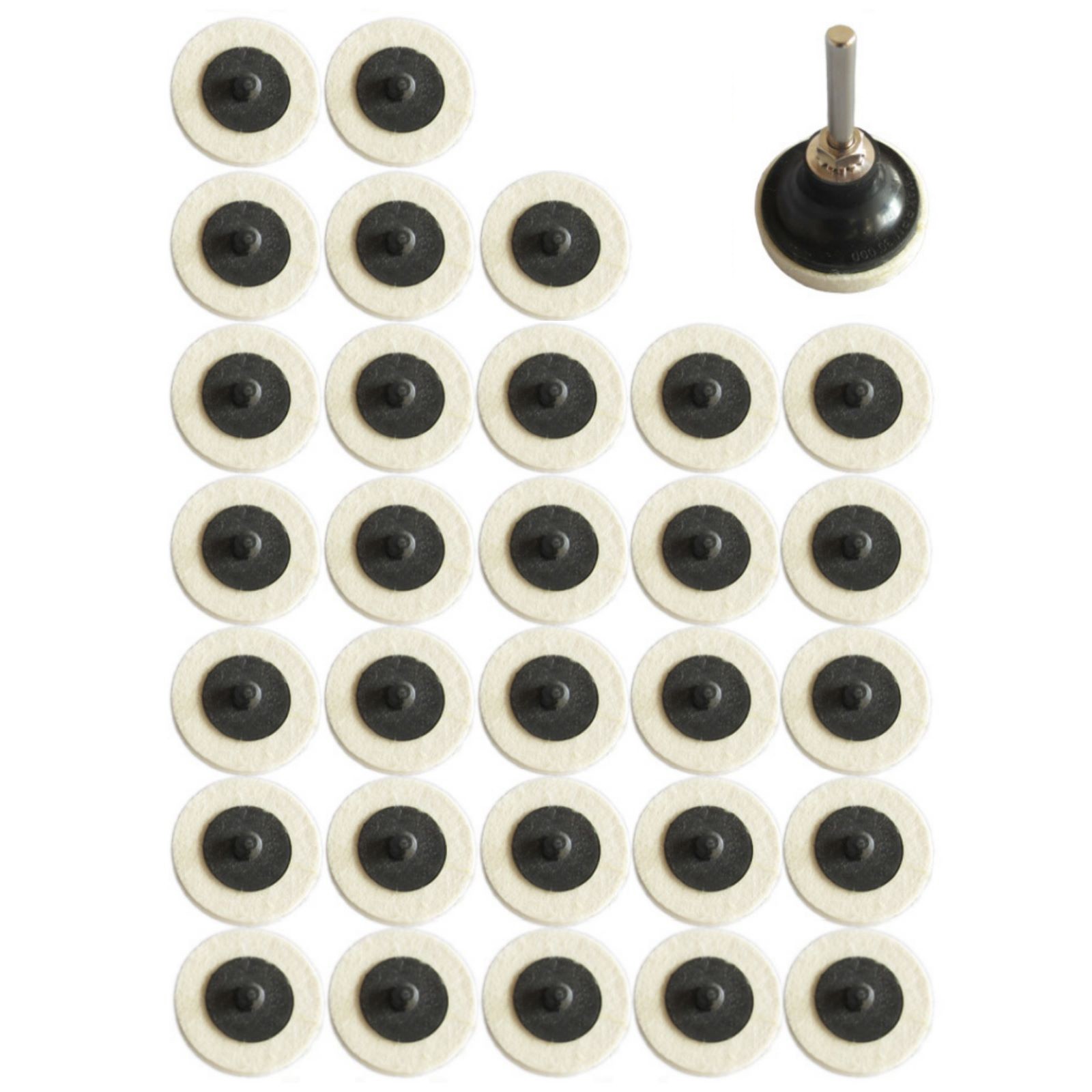 Fit a maximum speed of 30,000 RPM Polishing Buffing Pads 2 Inch Disc Pad Holder