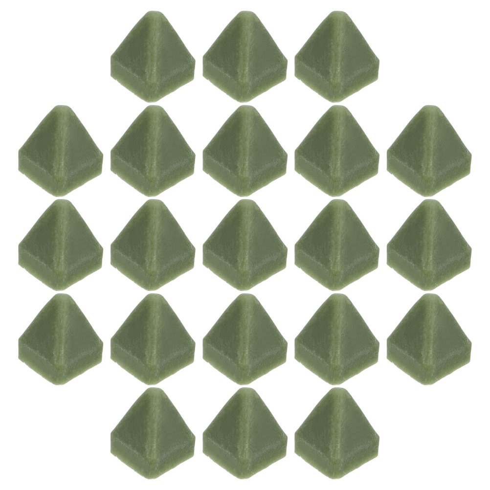 1 Pack 0.6″ 15mm Resin Abrasive Media for Vibratory Tumblers, Triangular
