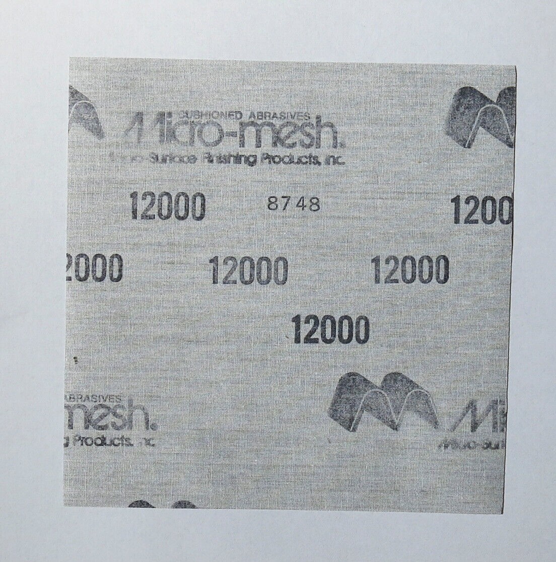 Micro-Mesh Finishing Sheet 1 sheet 6” x 6″ 12000 grit Extra Fine SANDPAPER