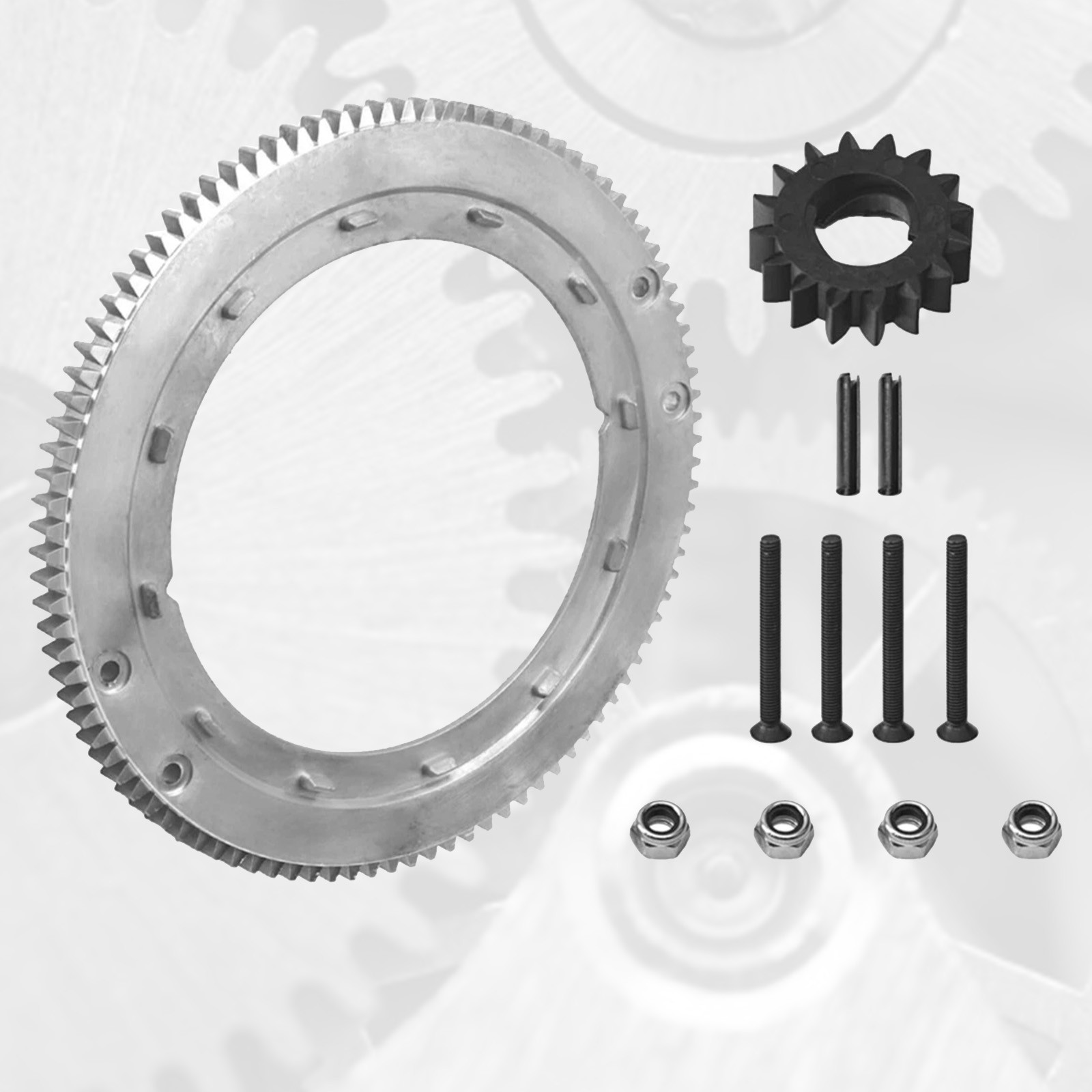 1 Set Flywheel Ring Gear For Briggs & Stratton 19K400, 19E400, 19F400, 19G400