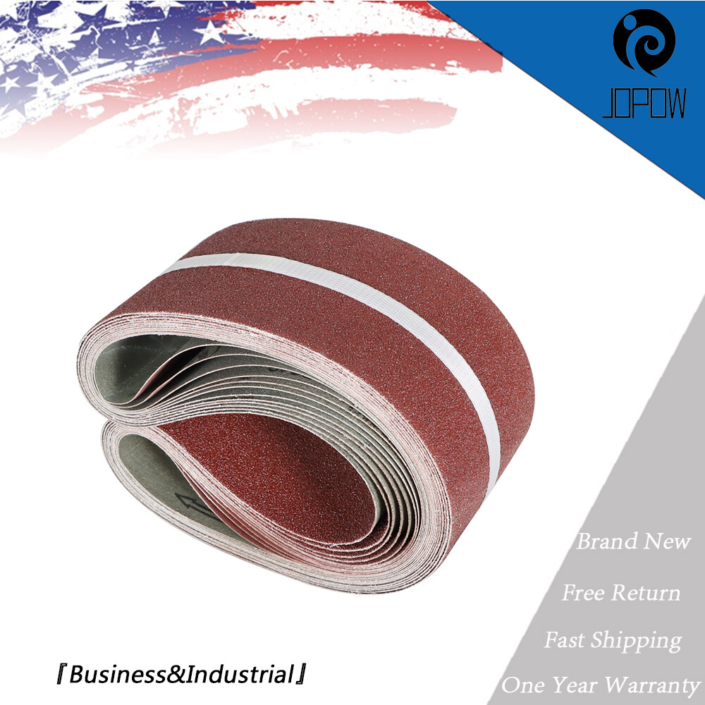12 Pack 4″ x 36″ Grit Belt Sander Sandpaper Sanding Belts 60 80 120 150 240 400