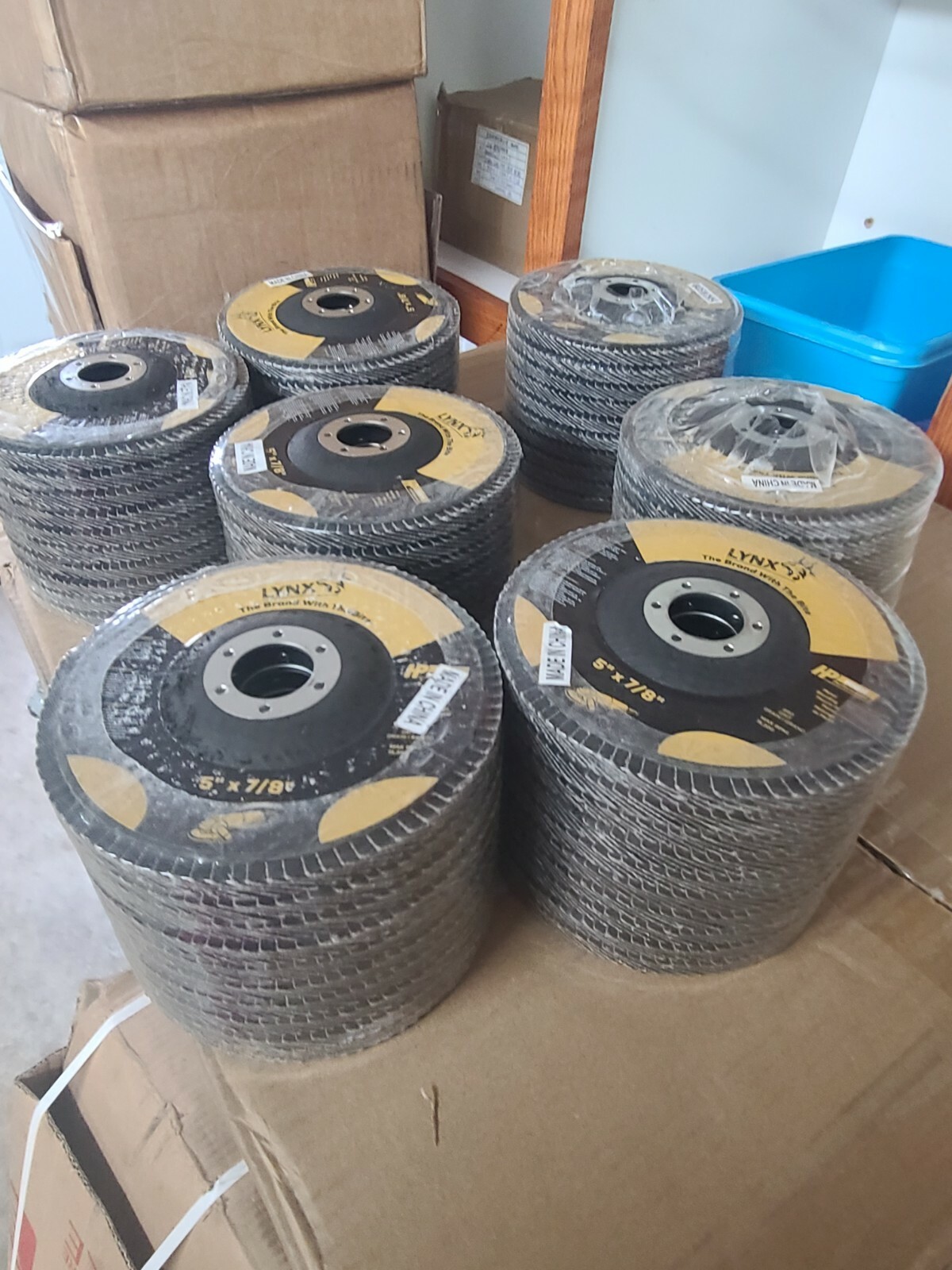 4.5” x 7/8″ Jumbo 60 Grit Zirconia Flap Disc Grinding Wheels 10pcs