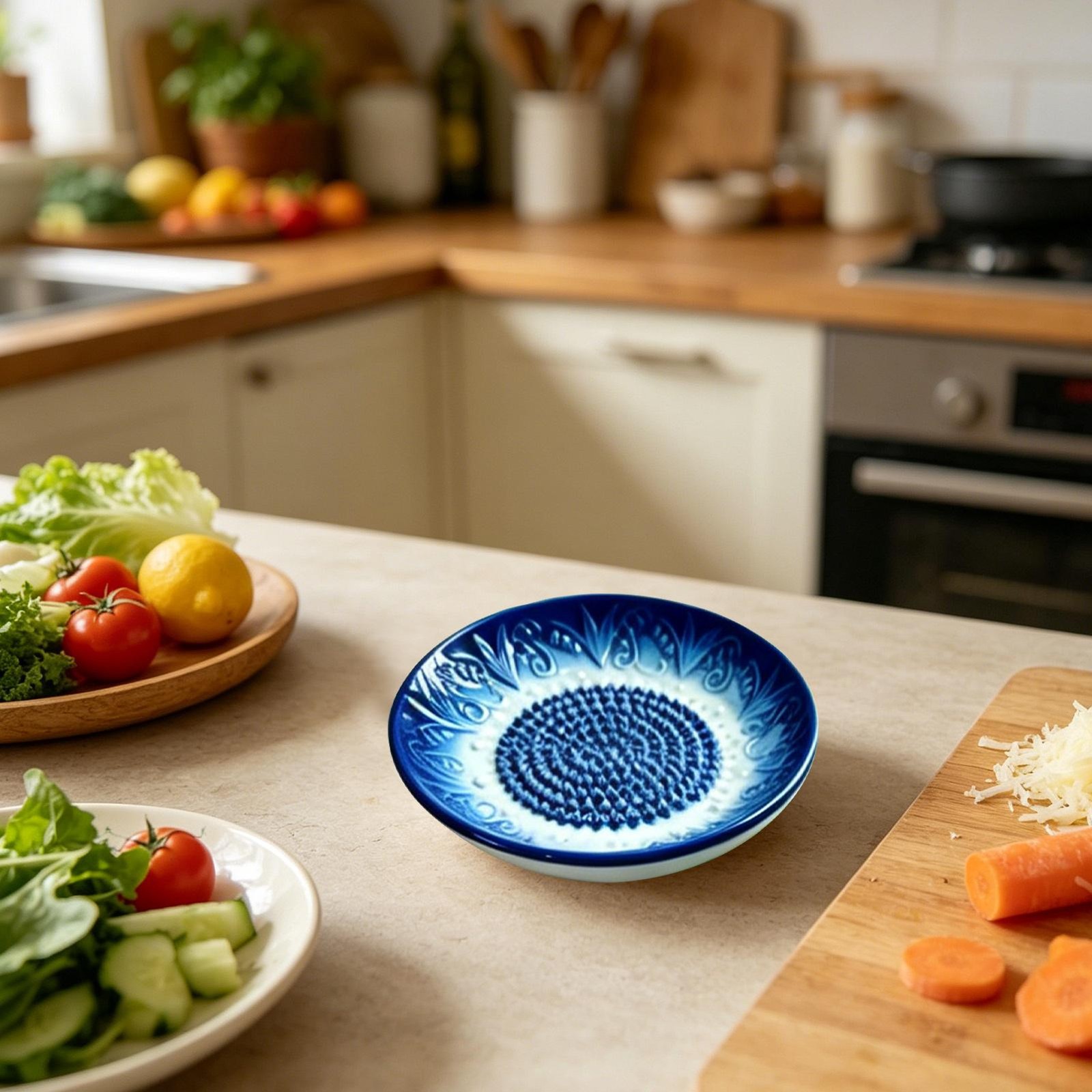 Garlic Grater Plate Embossed Kitchen Tool Chocolate Grinder Plate For Home Cooks