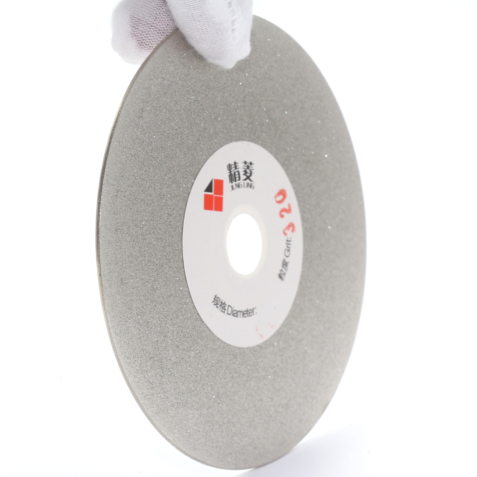 4 inch Diamond Grinding Disc 320 Grit Flat Lap Disk For Jade Stone Glass