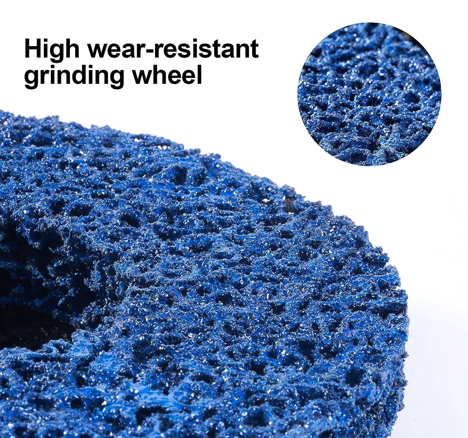 5PCS 5″ x 7/8″ Blue Strip Clean Disc Paint Stripping Rust Removal Sanding Wheels