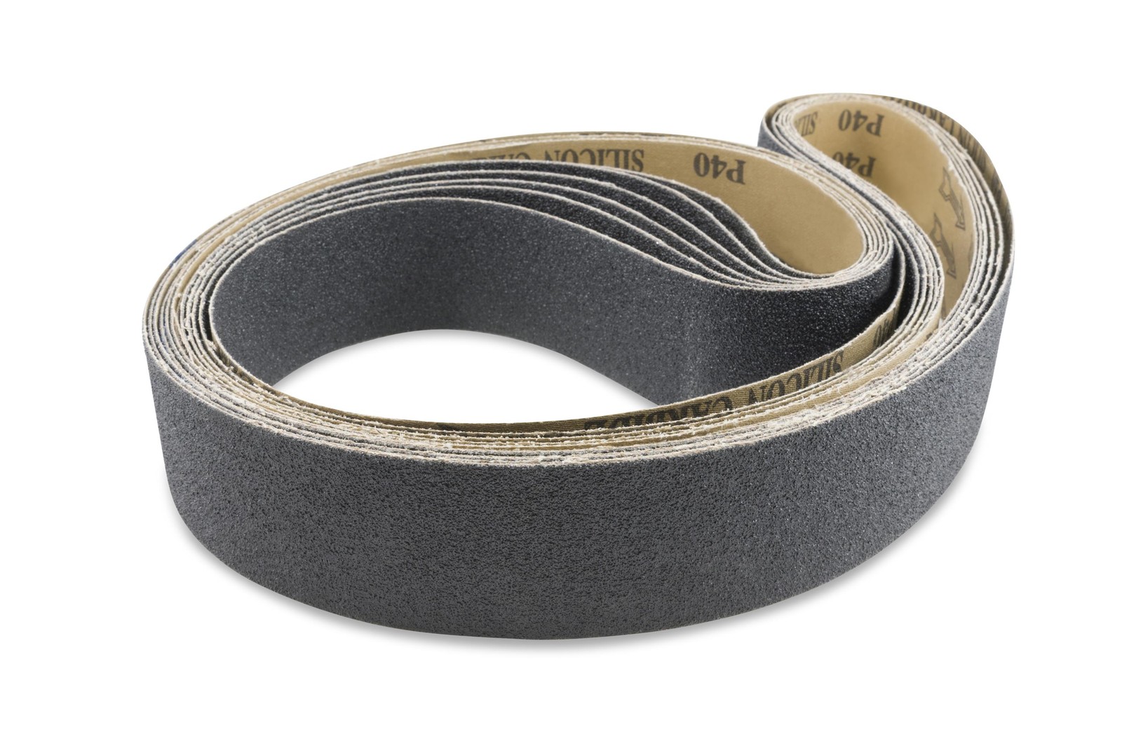 2 X 72 Inch 36 Grit Silicon Carbide Sanding Belts, 6 Pack