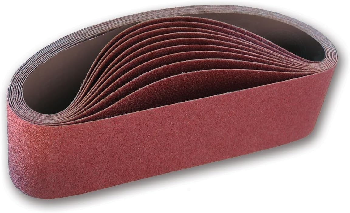 Sandng Belt 4×24 Inch 36 Grit Extra Coarse Aluminum Oxide for Wood Metal Plas…