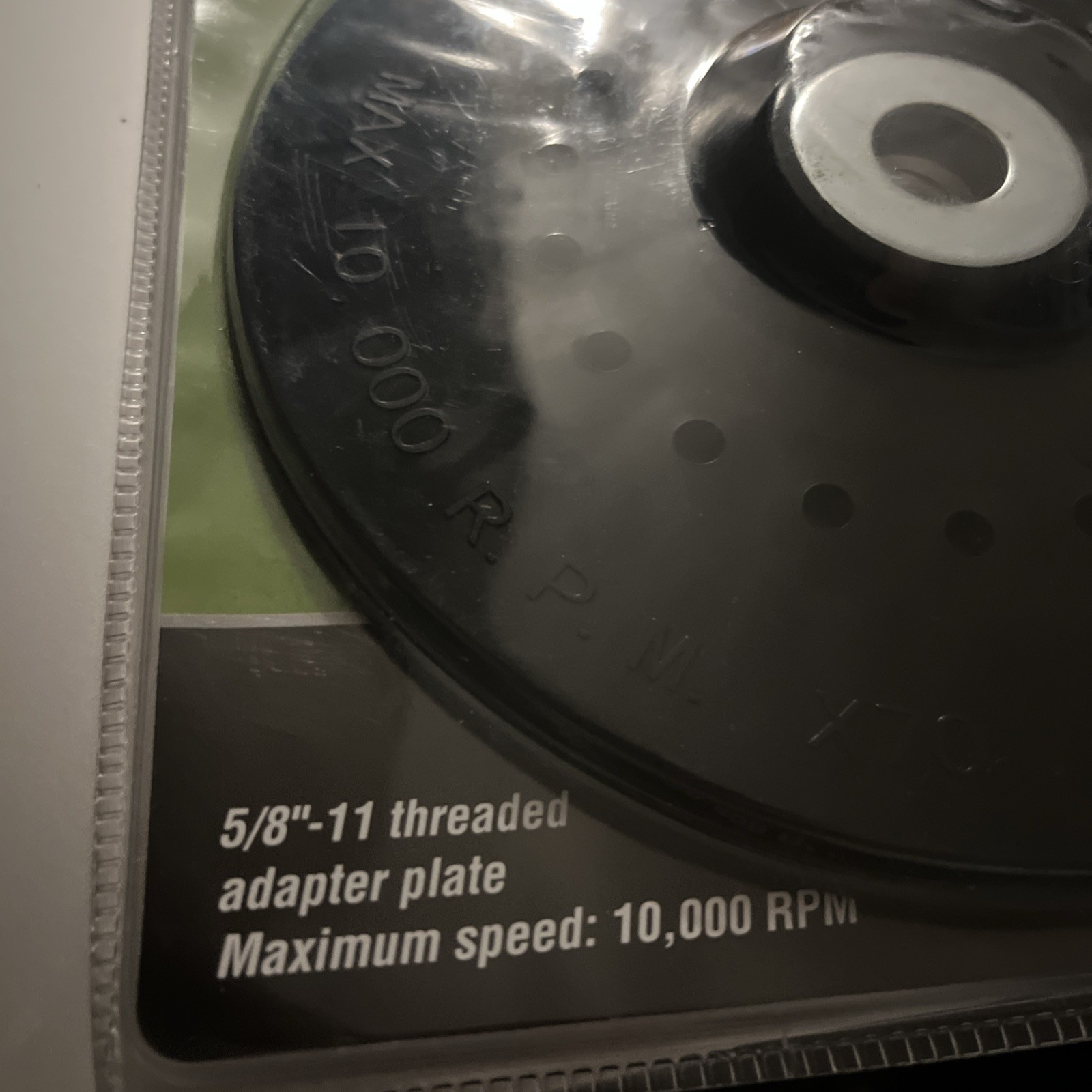 Warrior 7” Backing Pad Adapter Plate 60427 Resin Fiber Discs 5/8″-11 Threaded