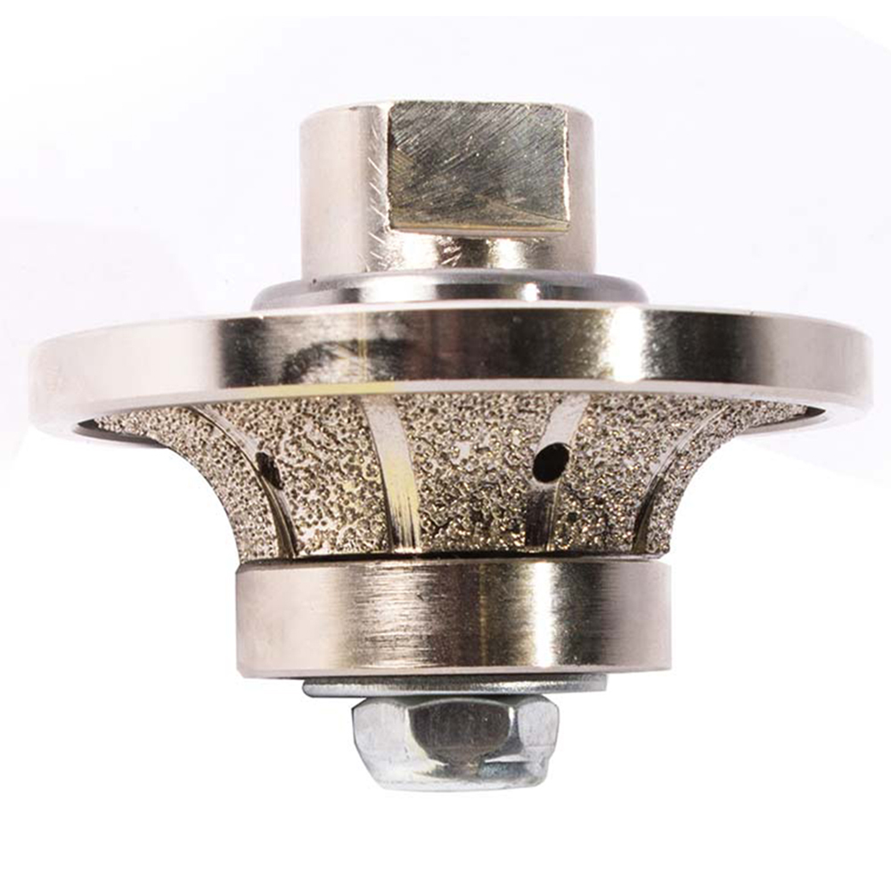 GraniteTool 1/2″ Radius Diamond Profile Wheel Vaccuum Brazed BullnoseRound 12RPW