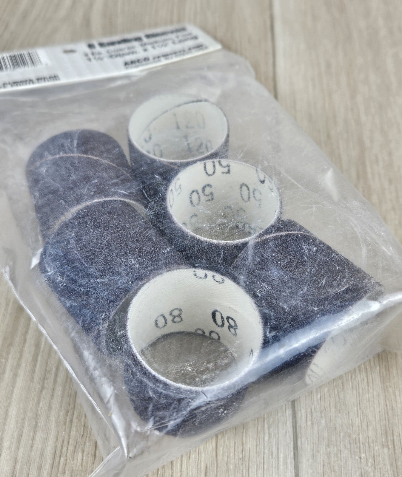ARCO Aluminum Oxide Spindle Sanding Sleeves 1.5″ x 1.5″ 3 Grits USA Made Vtg