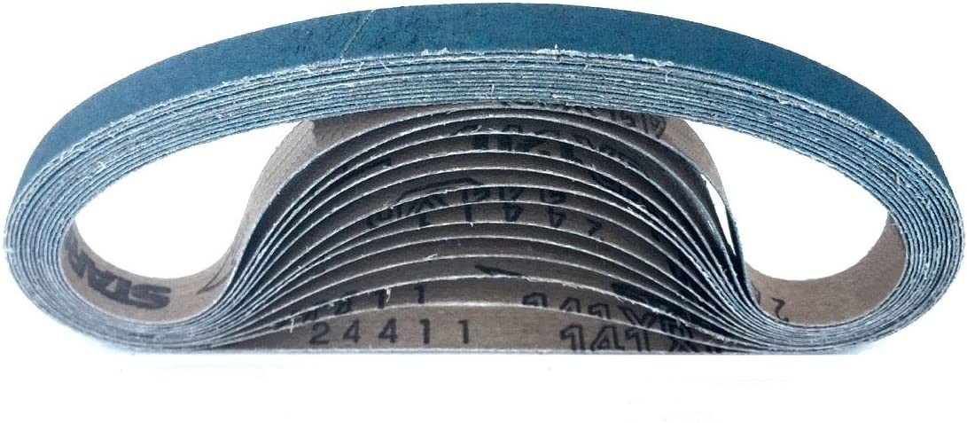 Zirconia Sanding Belts 1.5 x 30 inch Belt Grinder Metal Steel Sanding