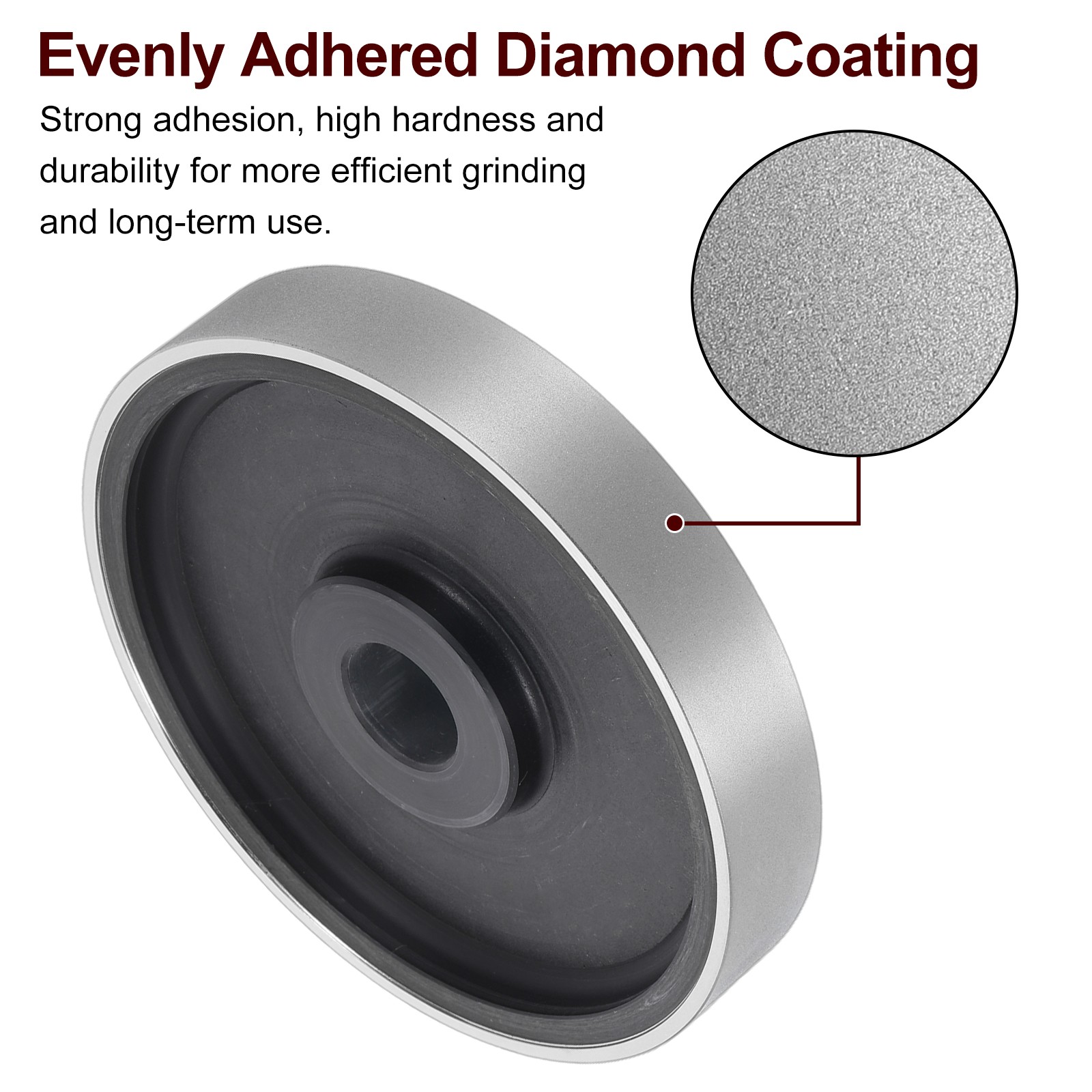 Diamond Lapidary Jewelry Grinding Wheel 6″ 600 Grit Grinding Wheels W 1″ Arbor