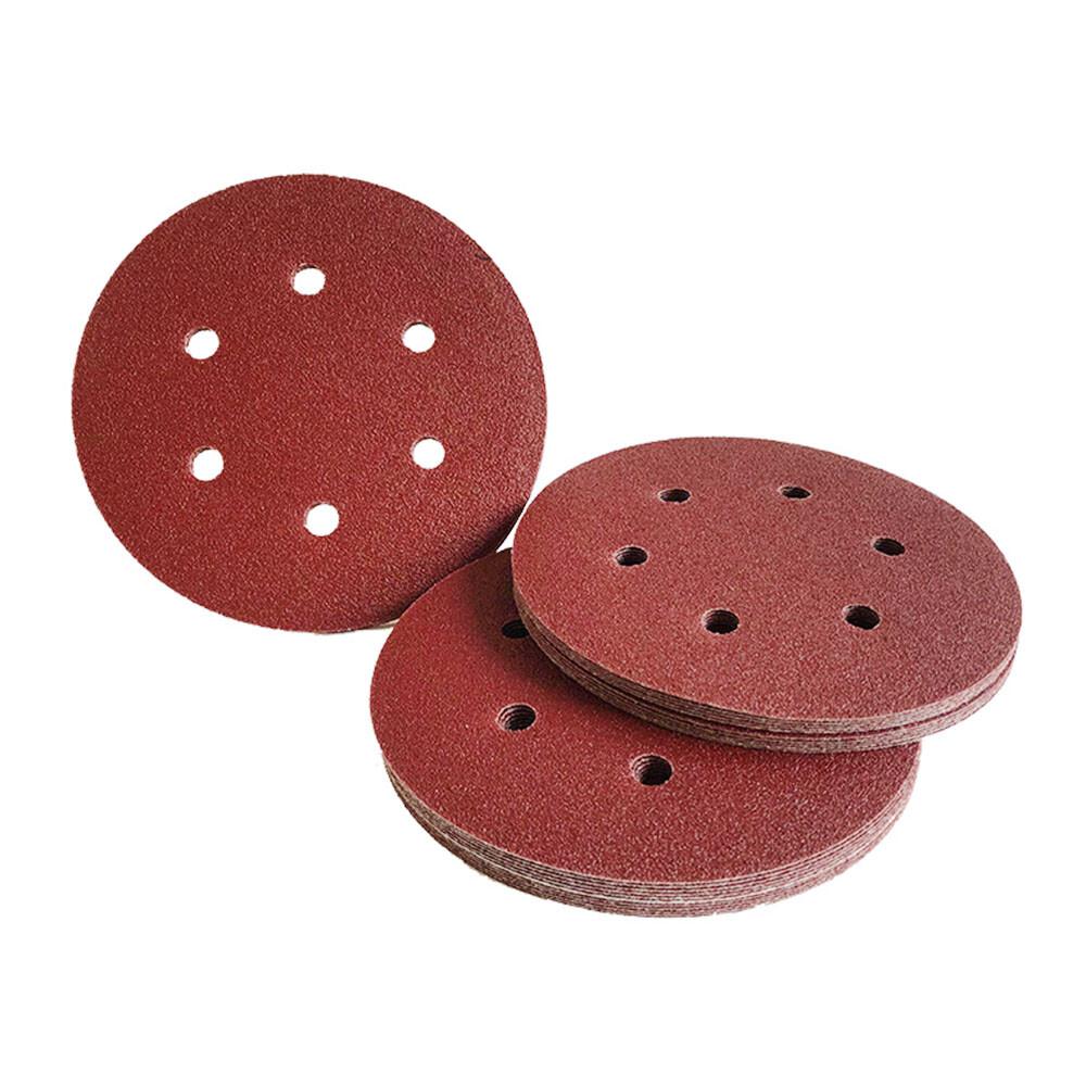 225mm Sanding Discs 24 36 40 60 – 2000 Grit 6 8 Hole Hook and Loop Sanding Discs