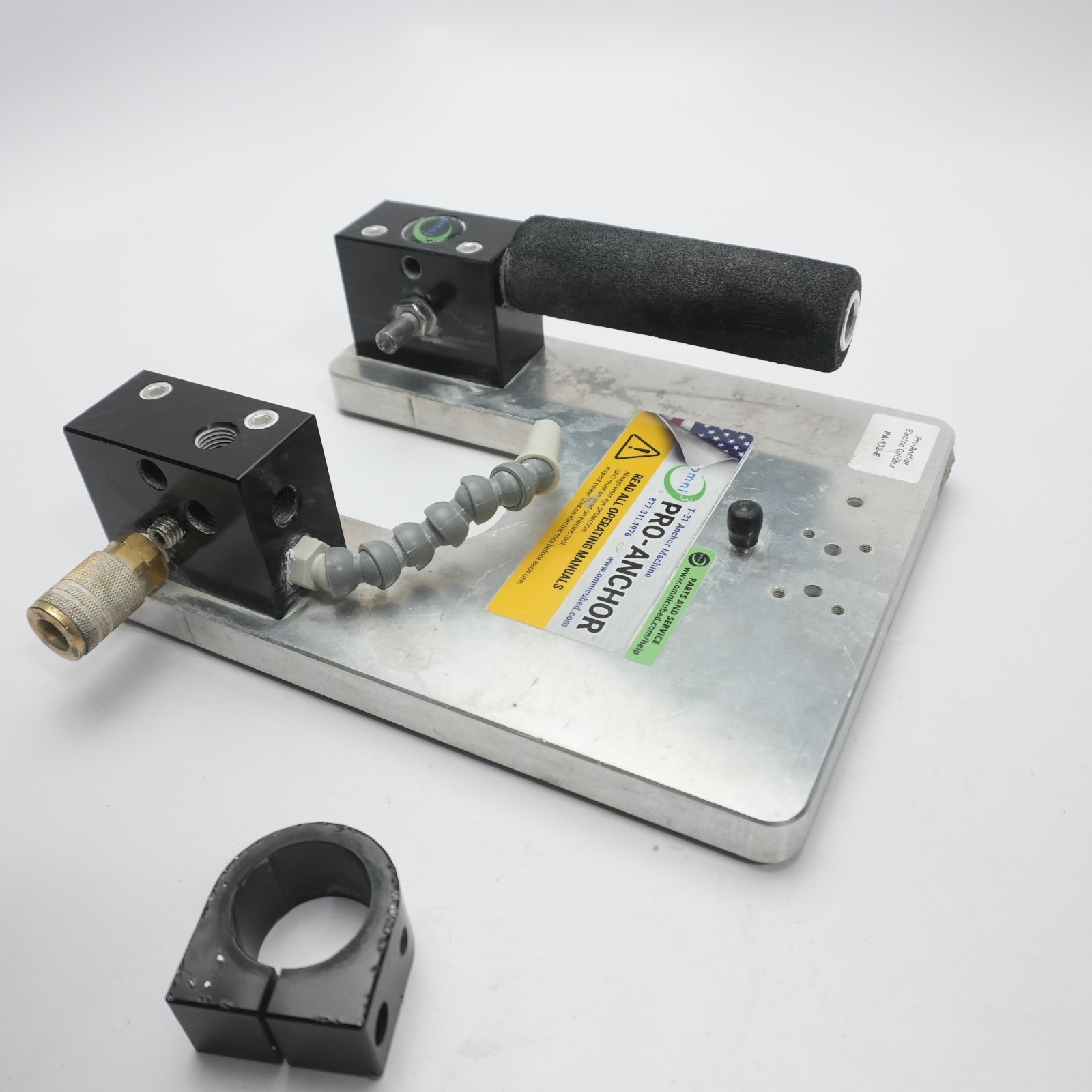 Omni Cubed Pro-Anchor T31 Granite Stone Fabrication T Slot Grinder Router Jig