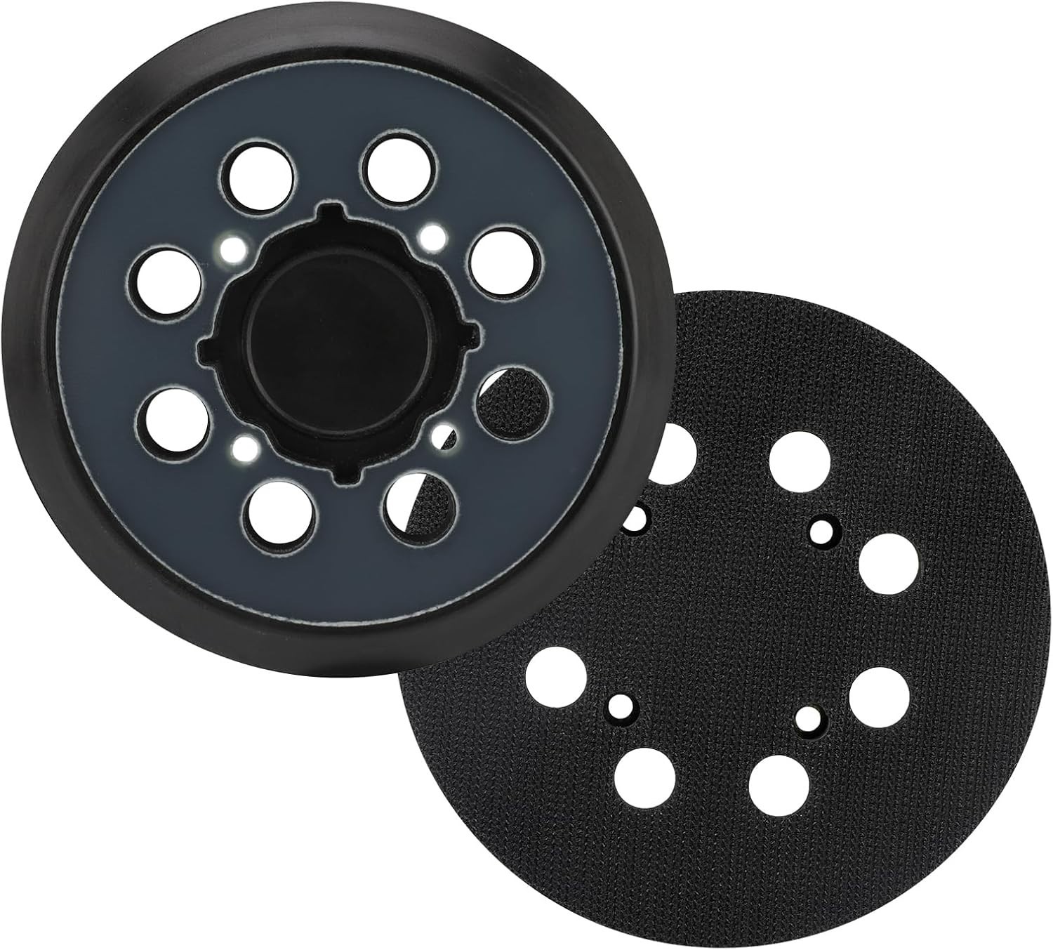 Sander Replacement Pad, 2 Pack, 5″, 8 Hole, 4 Screw Holes