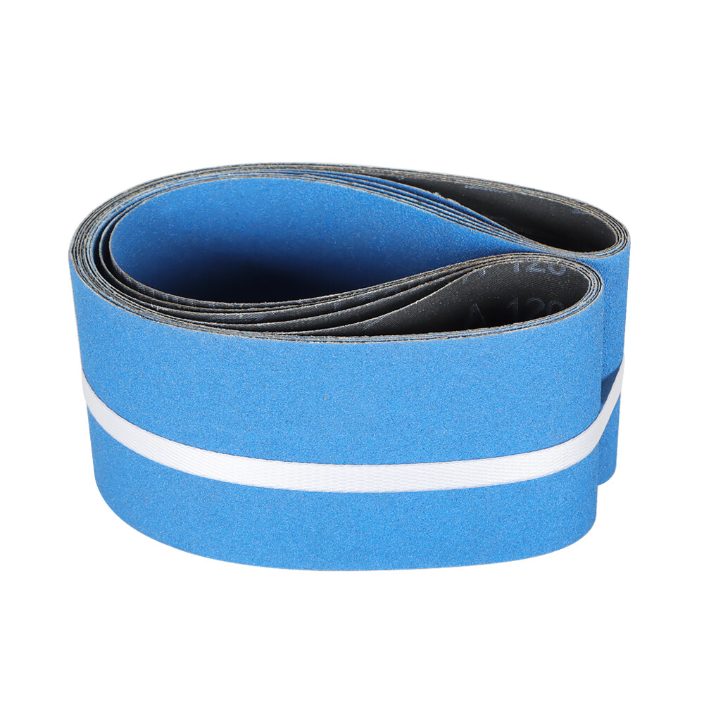 PREMIUM ZIRCONIA, X-WEIGHT SANDING BELTS 4″ X 36″, 5 – PACK, 120-GRIT