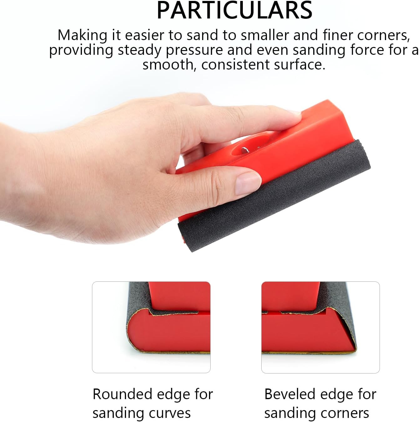 SCOTTCHEN Hand Sanding Blocks Auto Body, 25Pcs Sandpaper Woodworking Furniture S