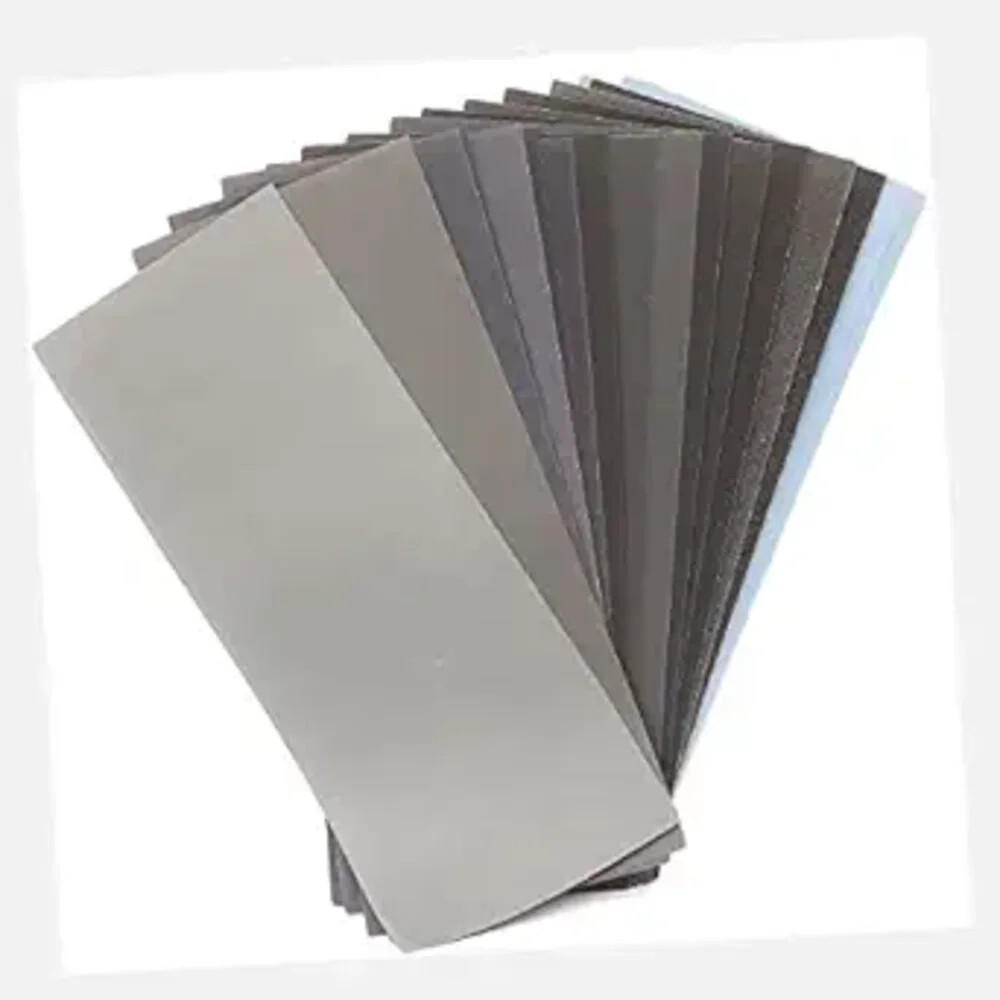 17 Pcs Wet Dry Sandpaper 120-10000 Grit Assortment for Car Wood Metal Sanding