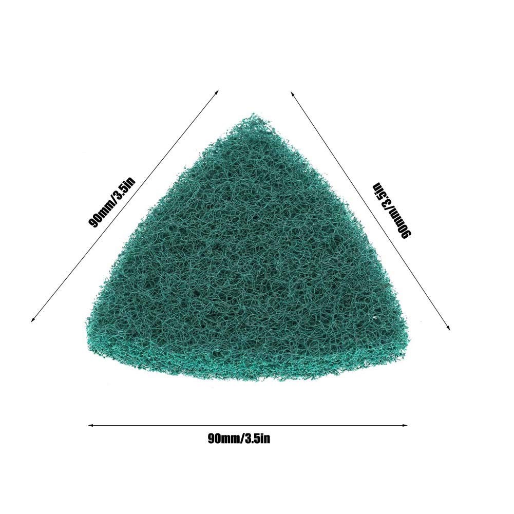 5PCS 13mm Triangle Sanding Scouring Pads, 240 Grit Oscillating Tool Sanding P…