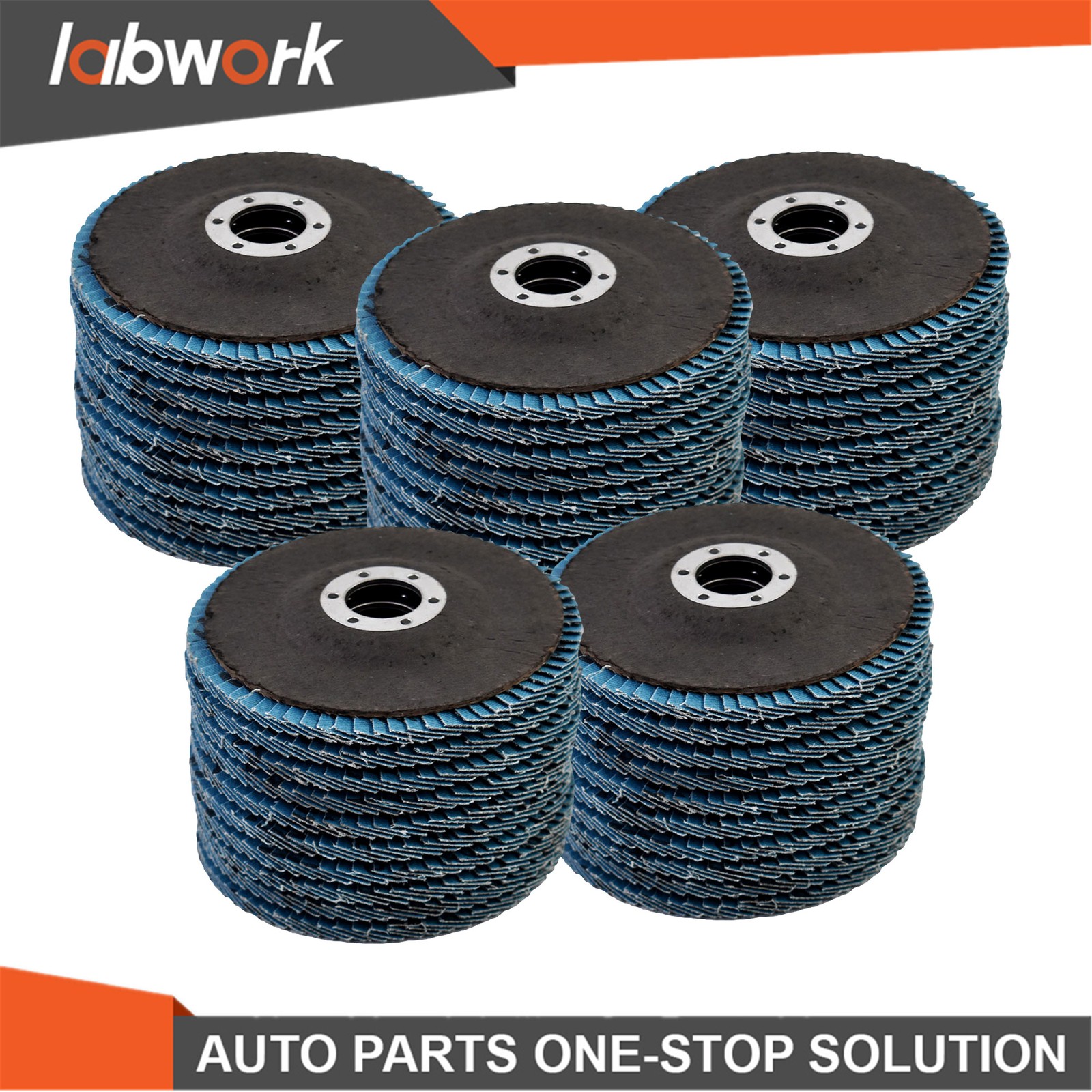 Labwork 4-1/2” x 7/8” Flap Discs T29 Premium Zirconia Sanding Grinding Discs