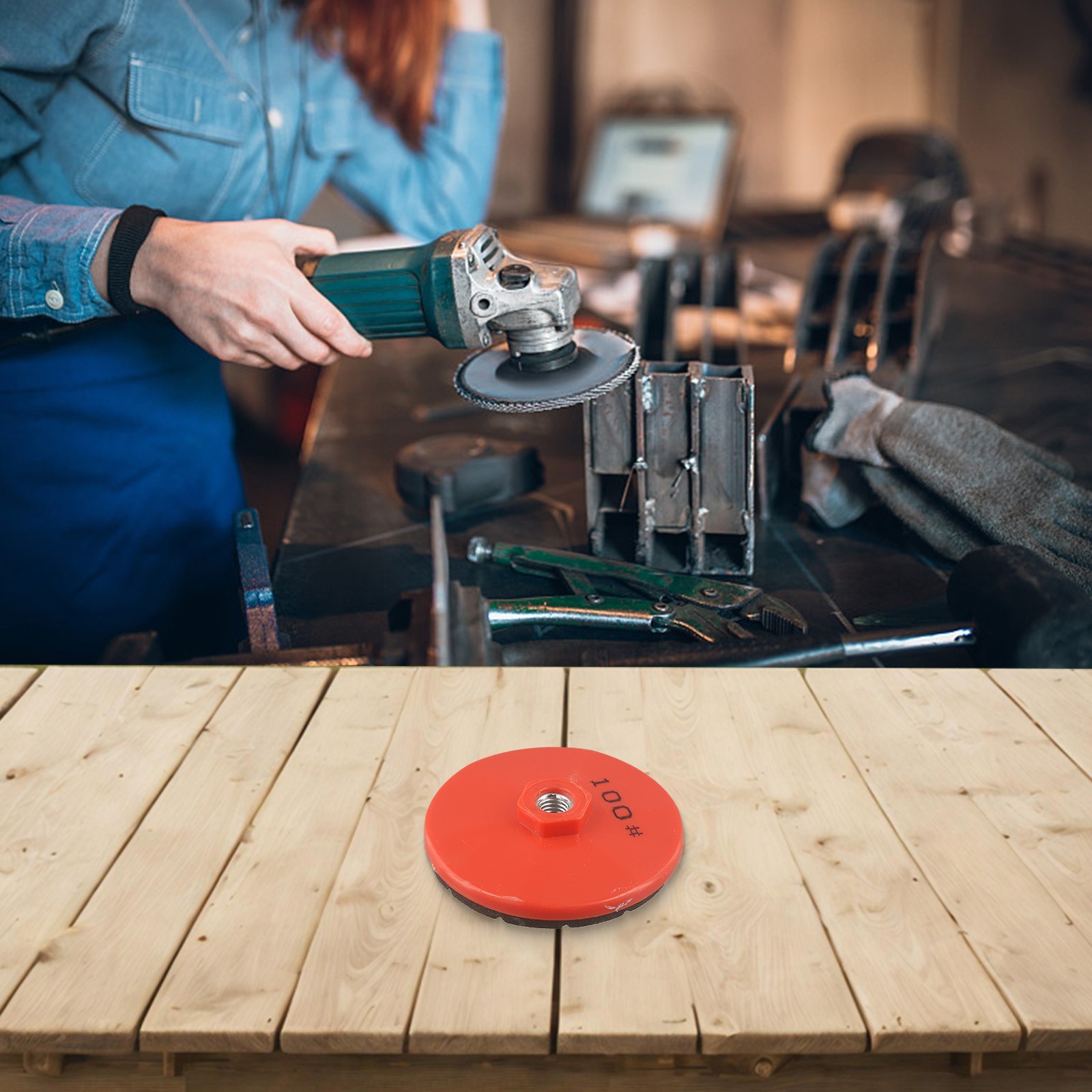 Abrasive Diamond Polishing Pad 80mm for Use on For Marble and Concrete Projects