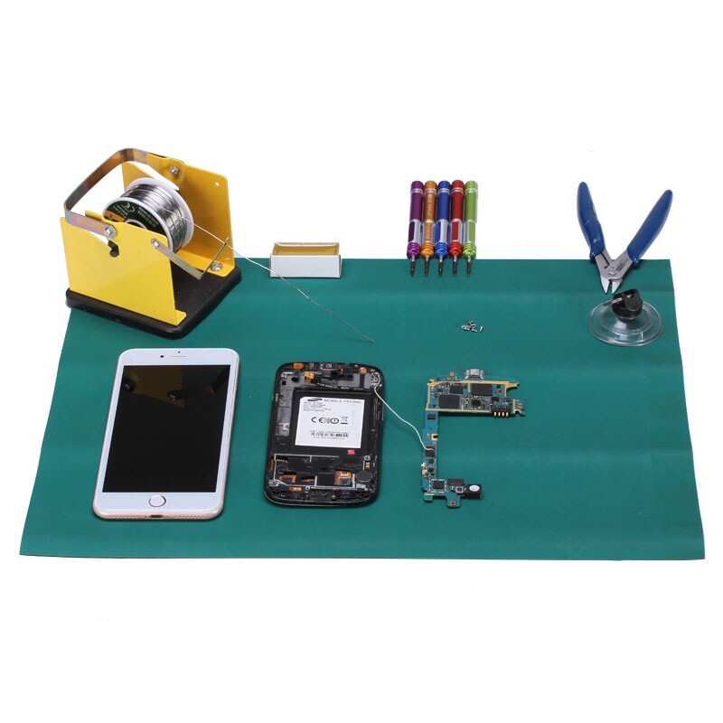 30*40 cm ESD Anti-static Desk Mat Platform Maintainance Phone Insulator Pad