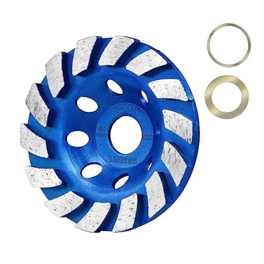 Diamond Concrete Grinding Wheel 4 1/2 inch for Polishing and 1.0 Segment Turbo